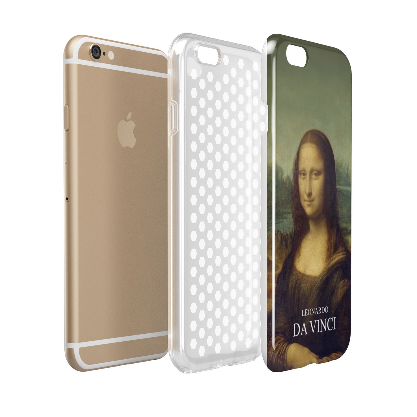 Mona Lisa By Da Vinci Apple iPhone 6 3D Tough Case Expanded view