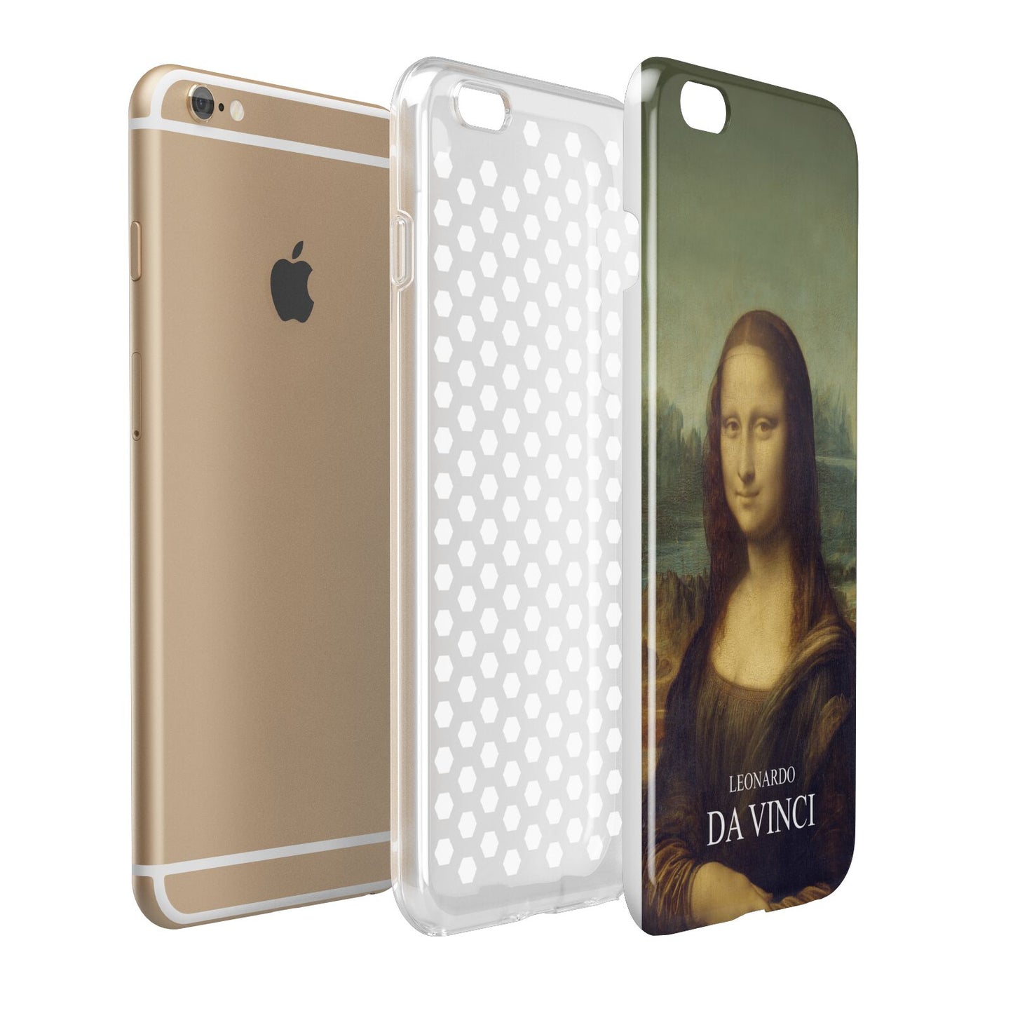 Mona Lisa By Da Vinci Apple iPhone 6 Plus 3D Tough Case Expand Detail Image