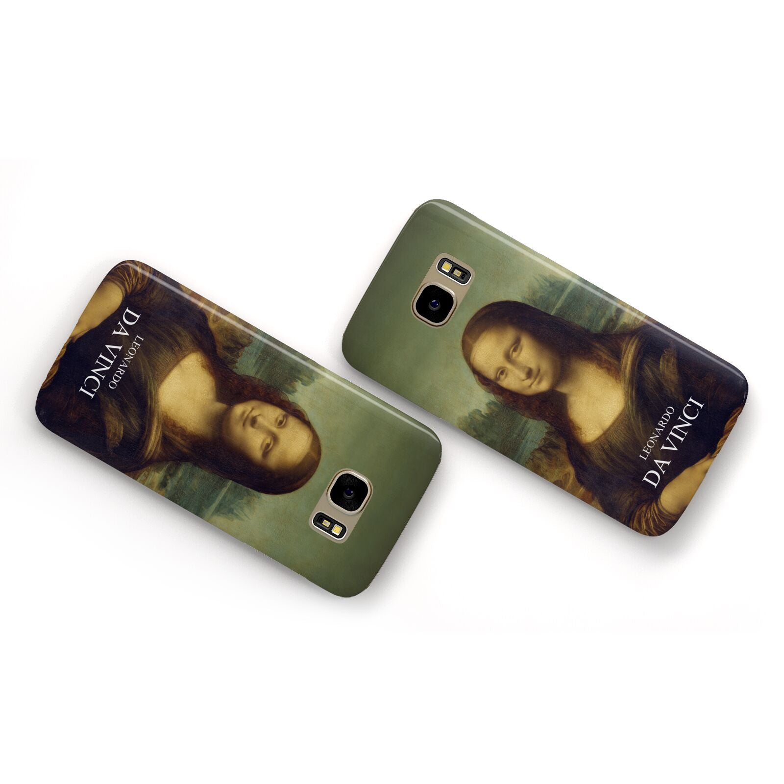 Mona Lisa By Da Vinci Samsung Galaxy Case Flat Overview