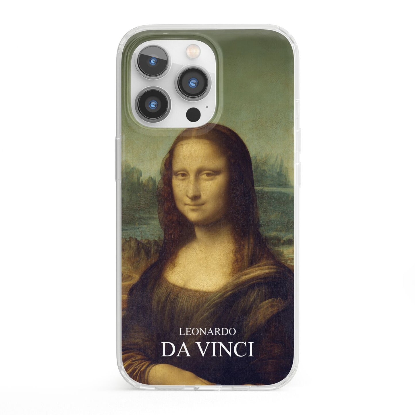 Mona Lisa By Da Vinci iPhone 13 Pro Clear Bumper Case