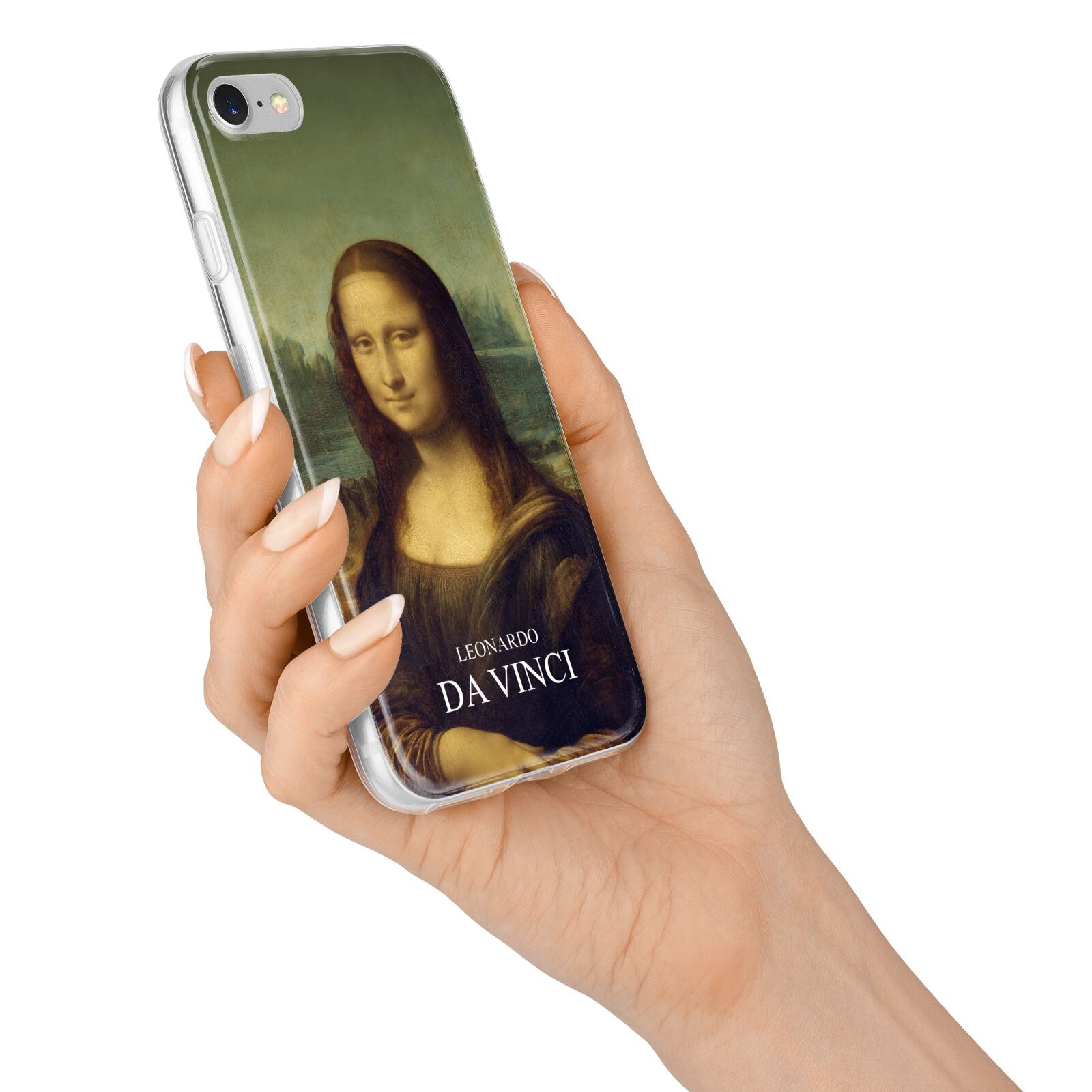 Mona Lisa By Da Vinci iPhone 7 Bumper Case on Silver iPhone Alternative Image