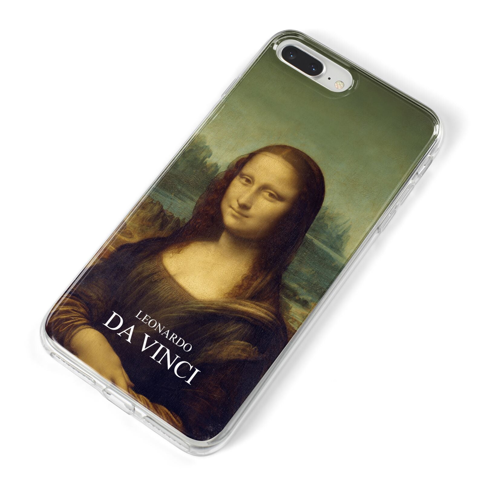 Mona Lisa By Da Vinci iPhone 8 Plus Bumper Case on Silver iPhone Alternative Image