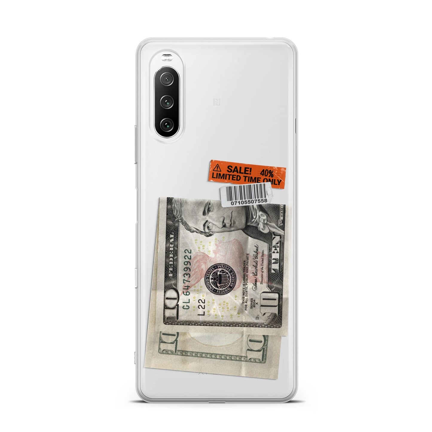 Money and Sale Sticker Sony Xperia 10 III Case