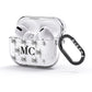 Monochrome Bees with Monogram AirPods Glitter Case 3rd Gen Side Image