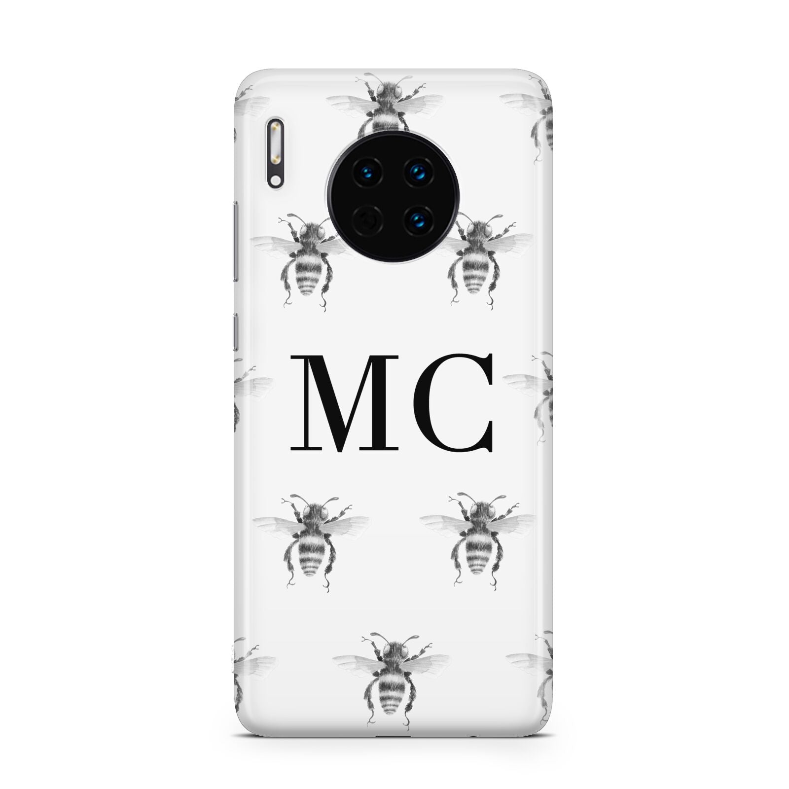 Monochrome Bees with Monogram Huawei Mate 30