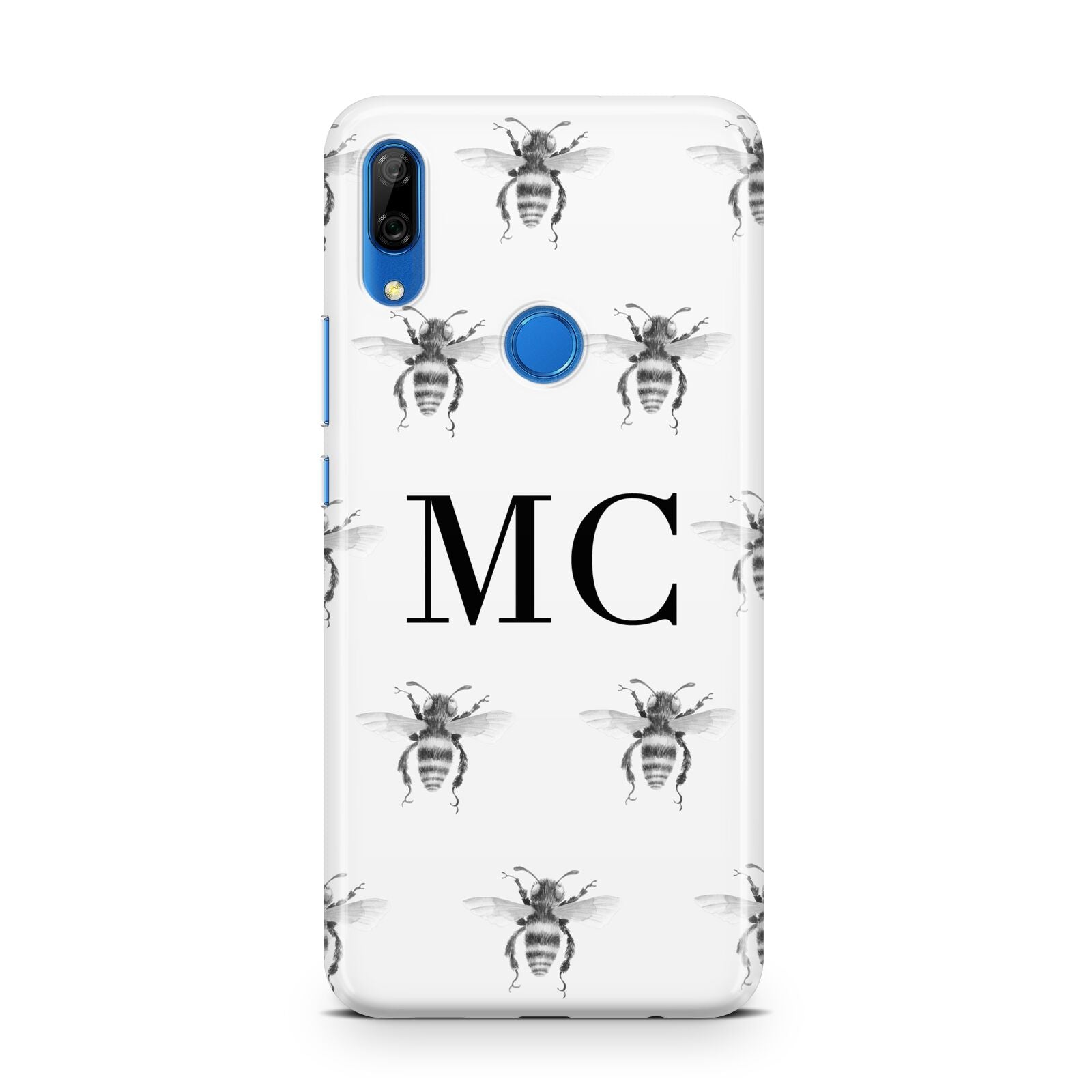 Monochrome Bees with Monogram Huawei P Smart Z