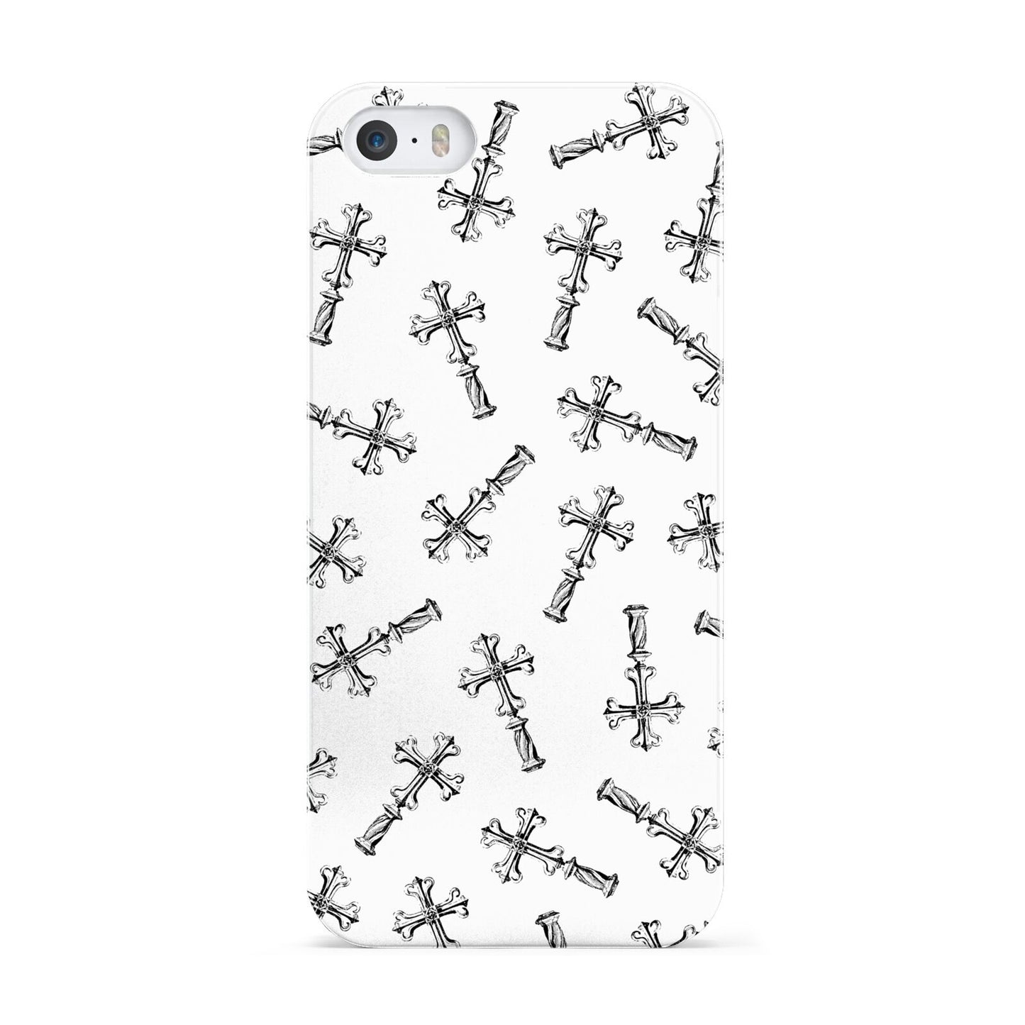 Monochrome Crosses Apple iPhone 5 Case