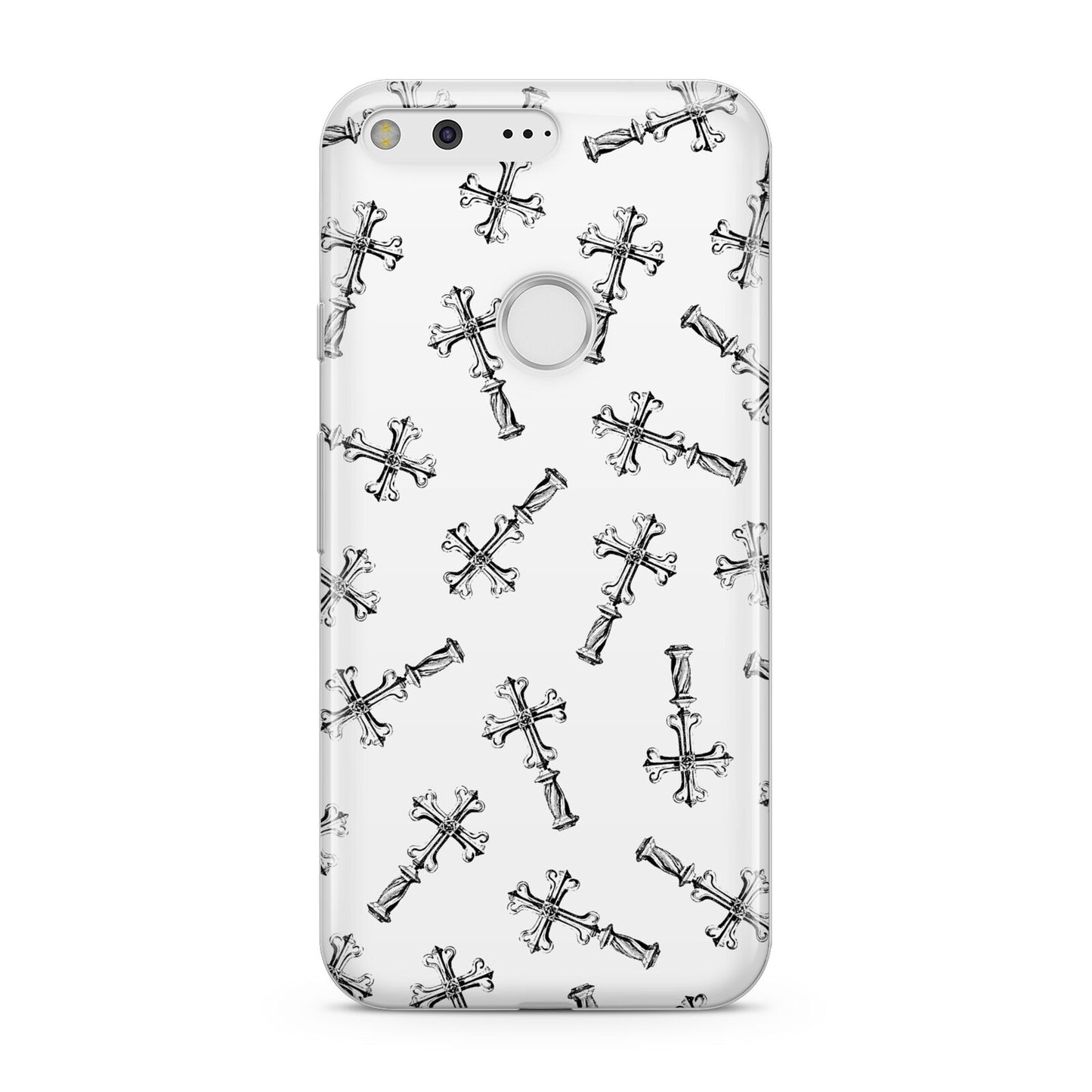 Monochrome Crosses Google Pixel Case