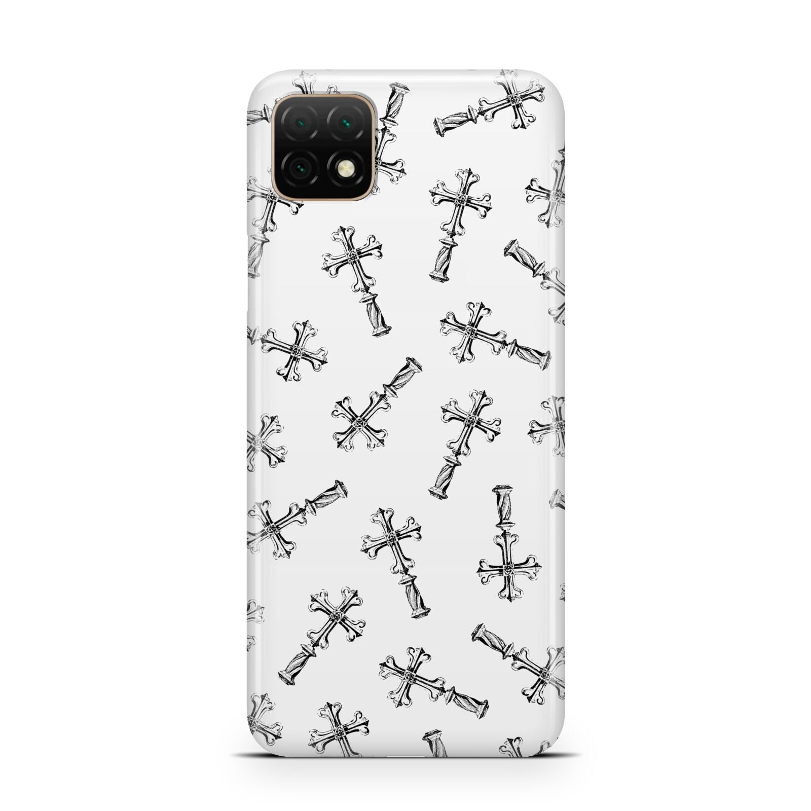 Monochrome Crosses Huawei Enjoy 20 Phone Case