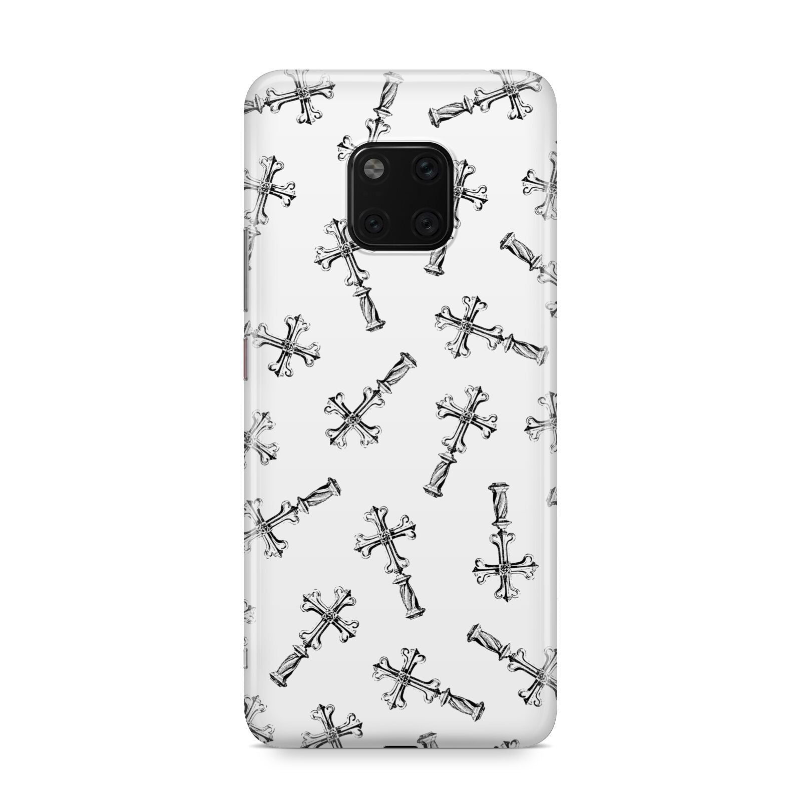 Monochrome Crosses Huawei Mate 20 Pro Phone Case