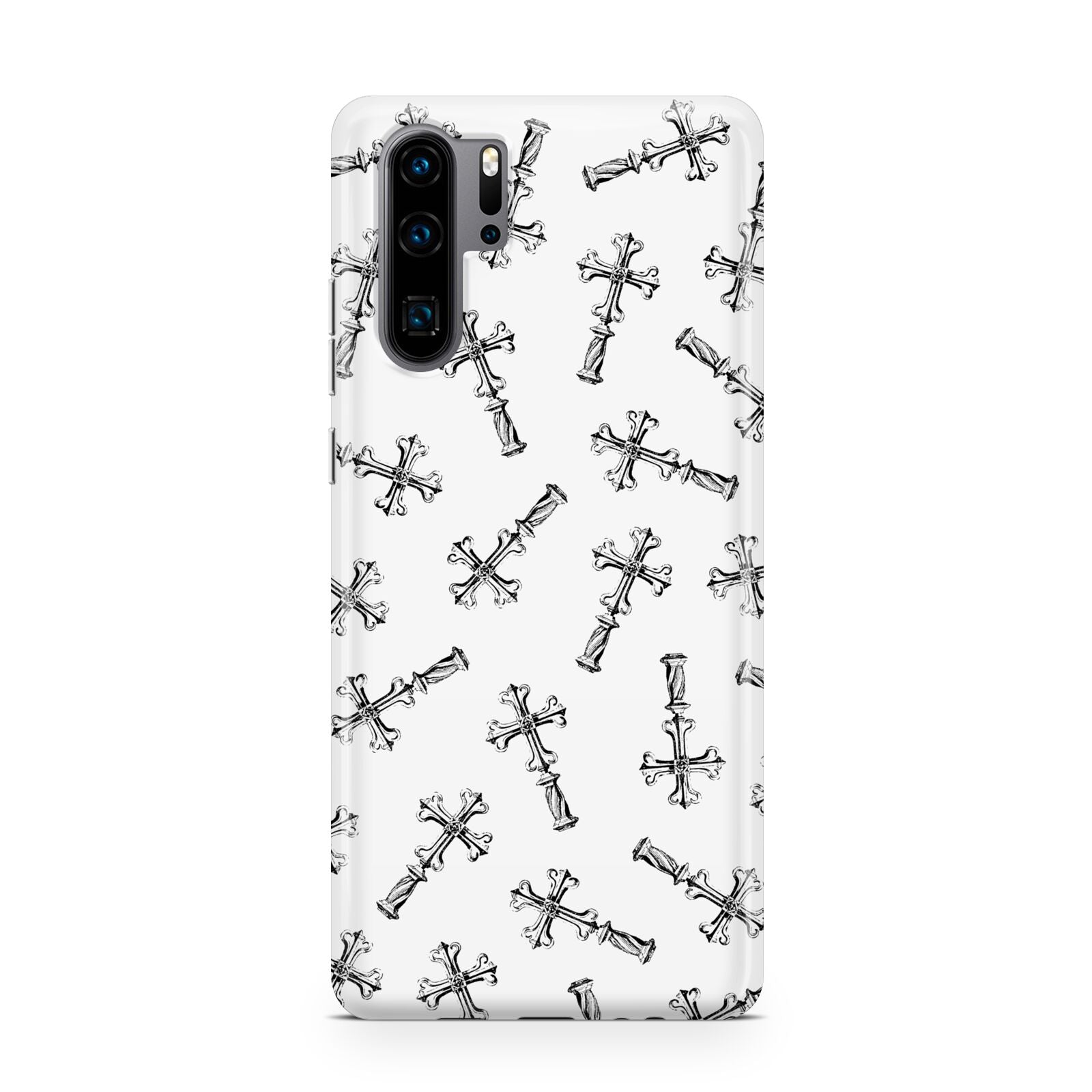 Monochrome Crosses Huawei P30 Pro Phone Case