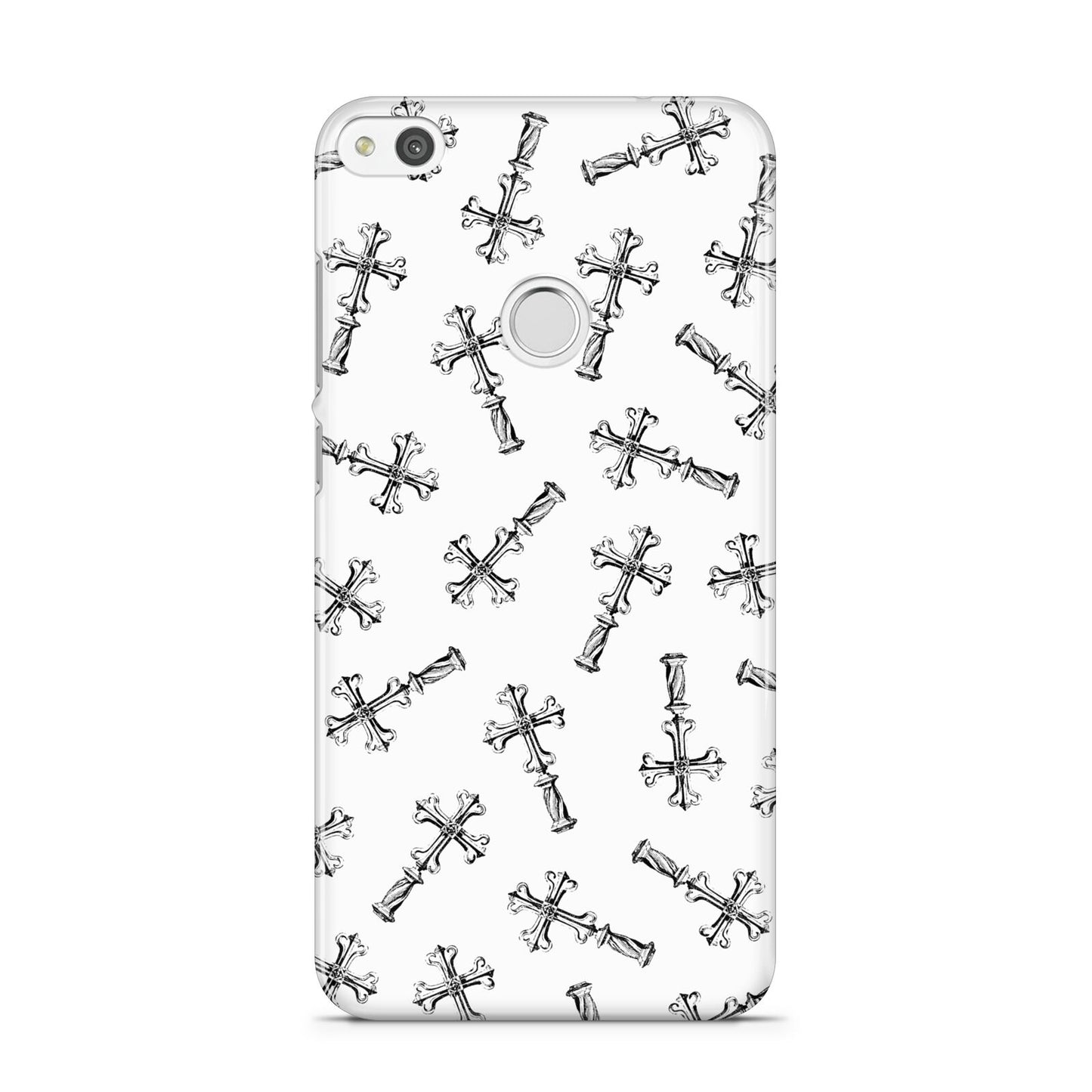 Monochrome Crosses Huawei P8 Lite Case