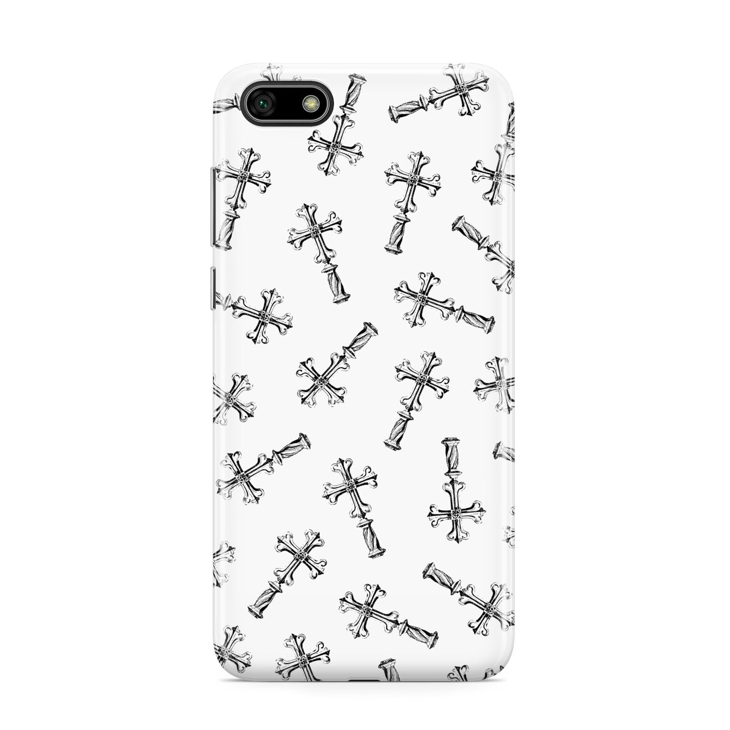 Monochrome Crosses Huawei Y5 Prime 2018 Phone Case