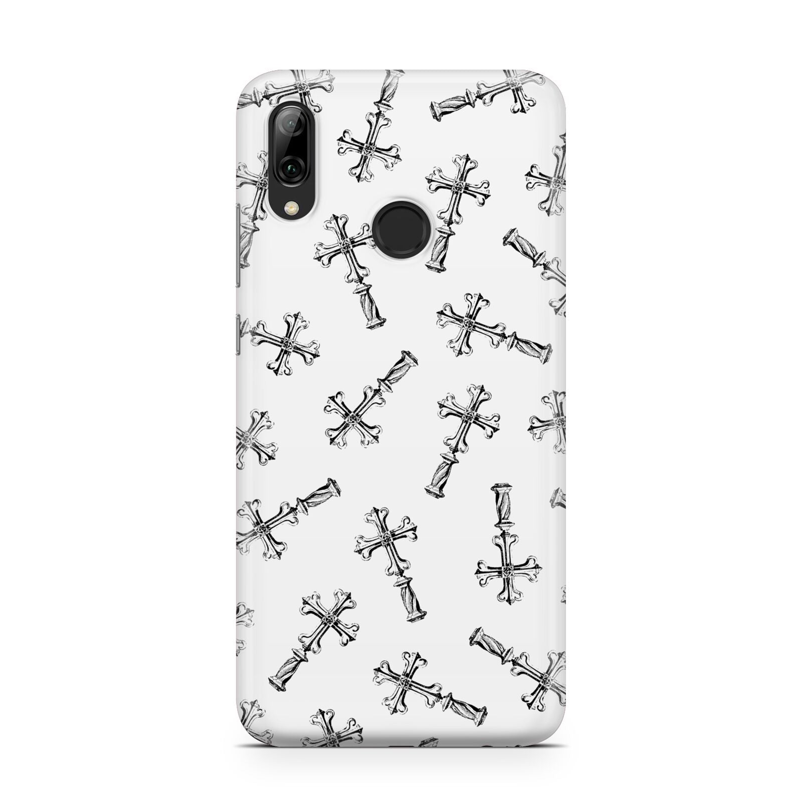 Monochrome Crosses Huawei Y7 2019