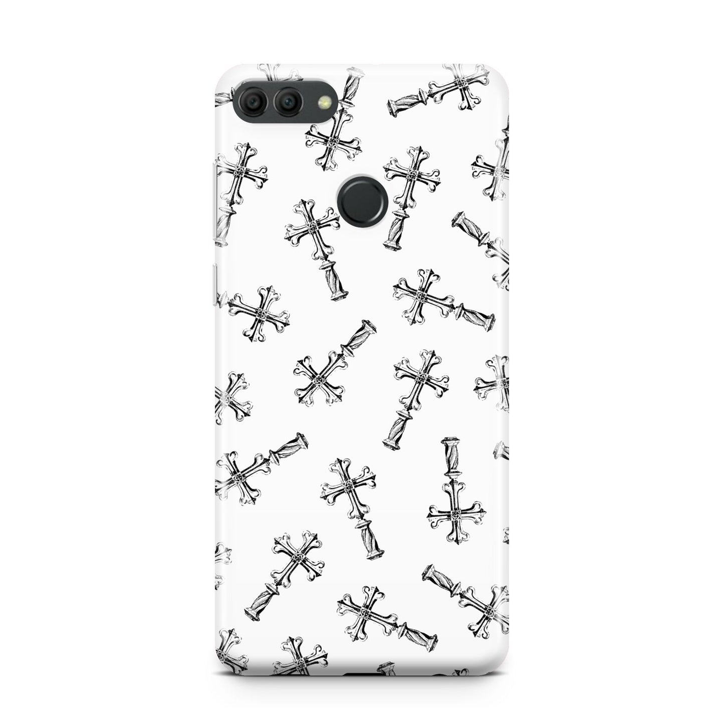 Monochrome Crosses Huawei Y9 2018