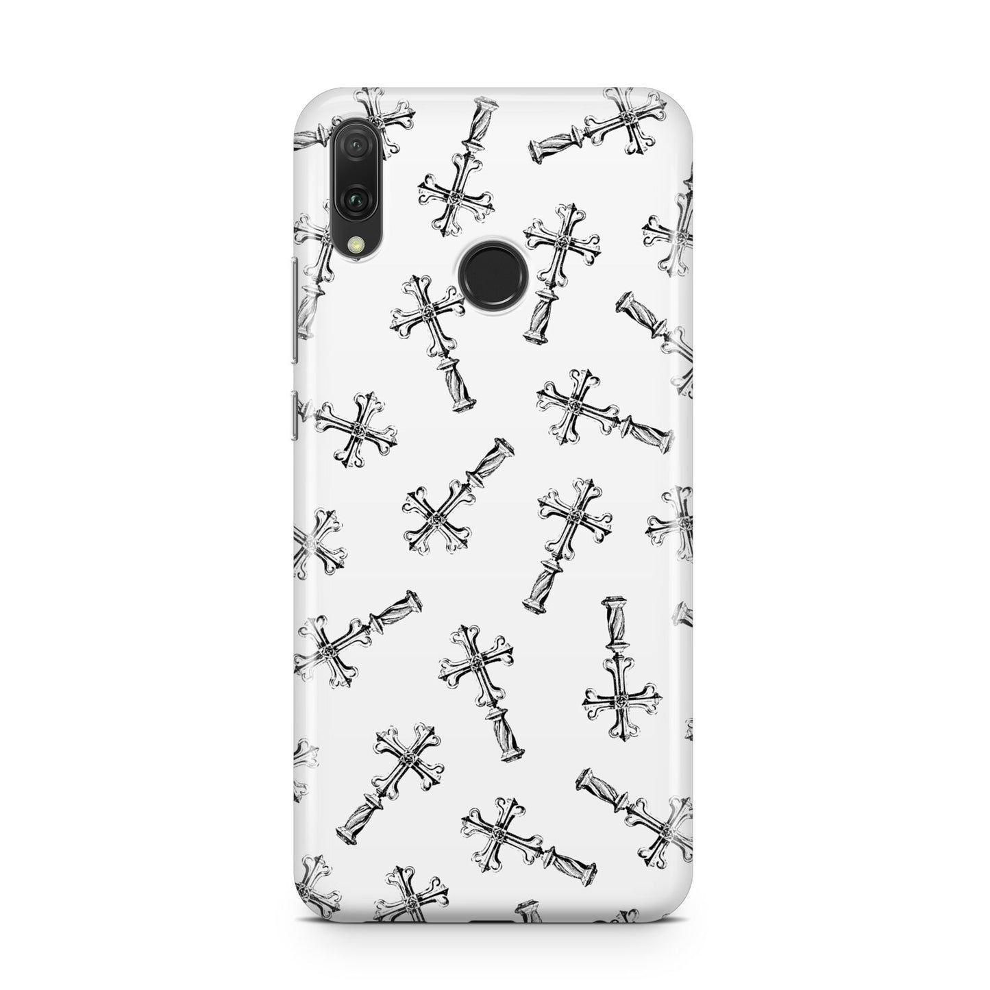 Monochrome Crosses Huawei Y9 2019