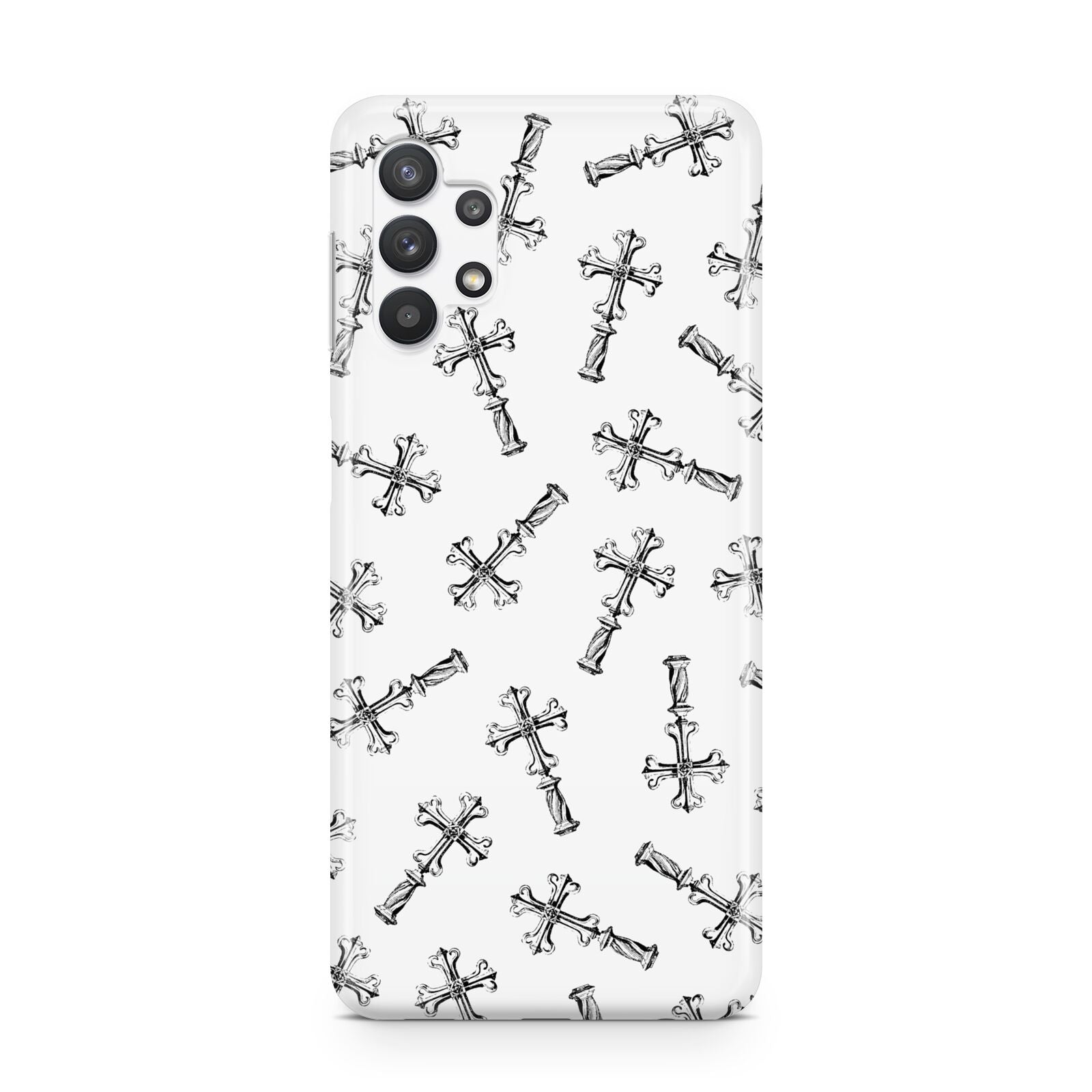 Monochrome Crosses Samsung A32 5G Case