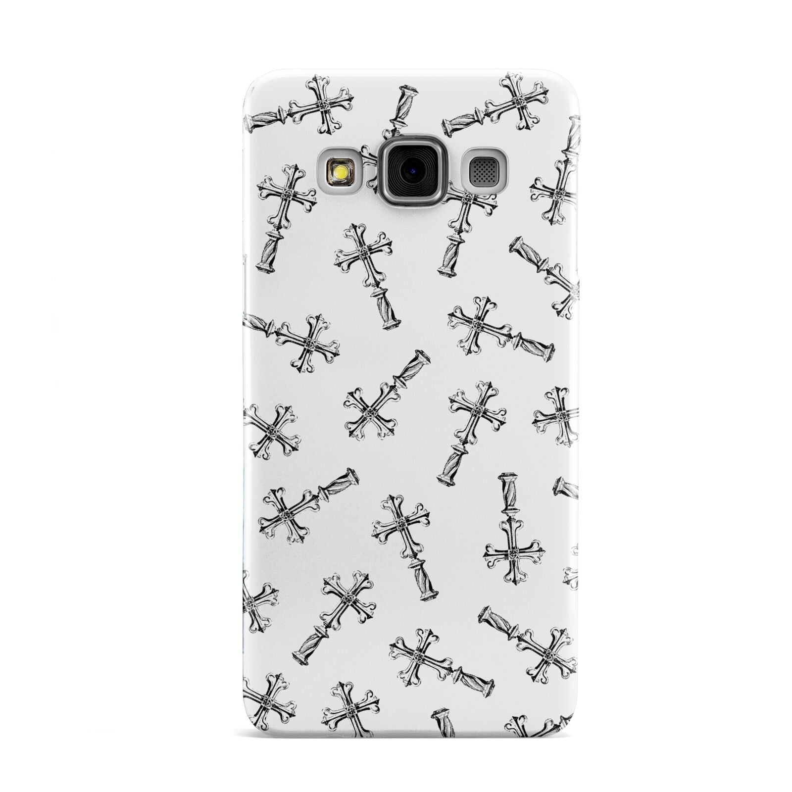 Monochrome Crosses Samsung Galaxy A3 Case