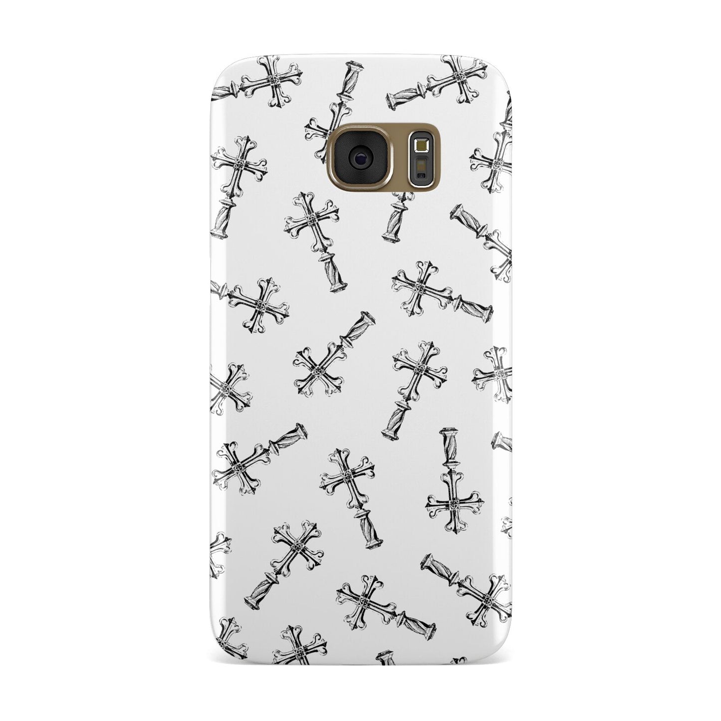 Monochrome Crosses Samsung Galaxy Case