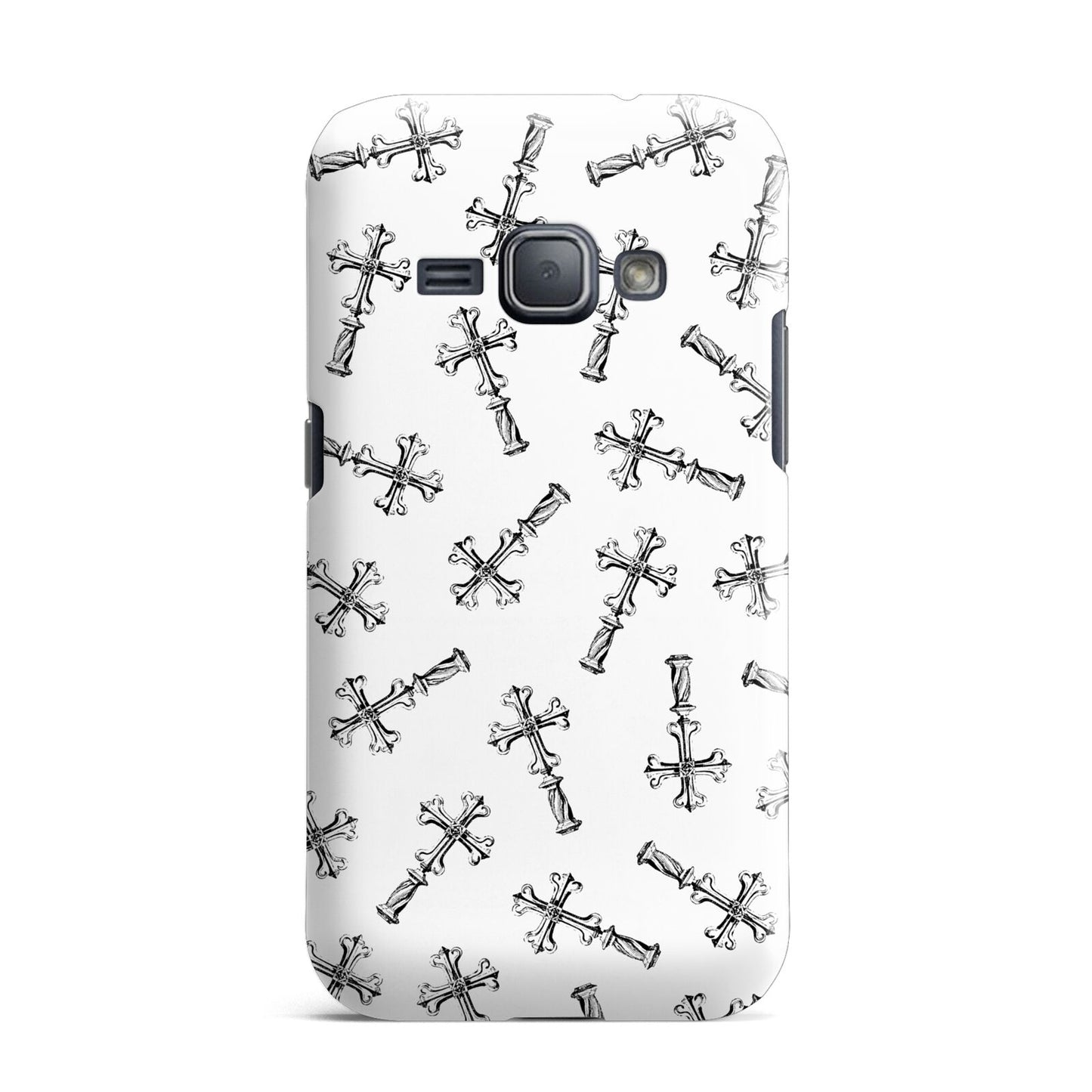 Monochrome Crosses Samsung Galaxy J1 2016 Case