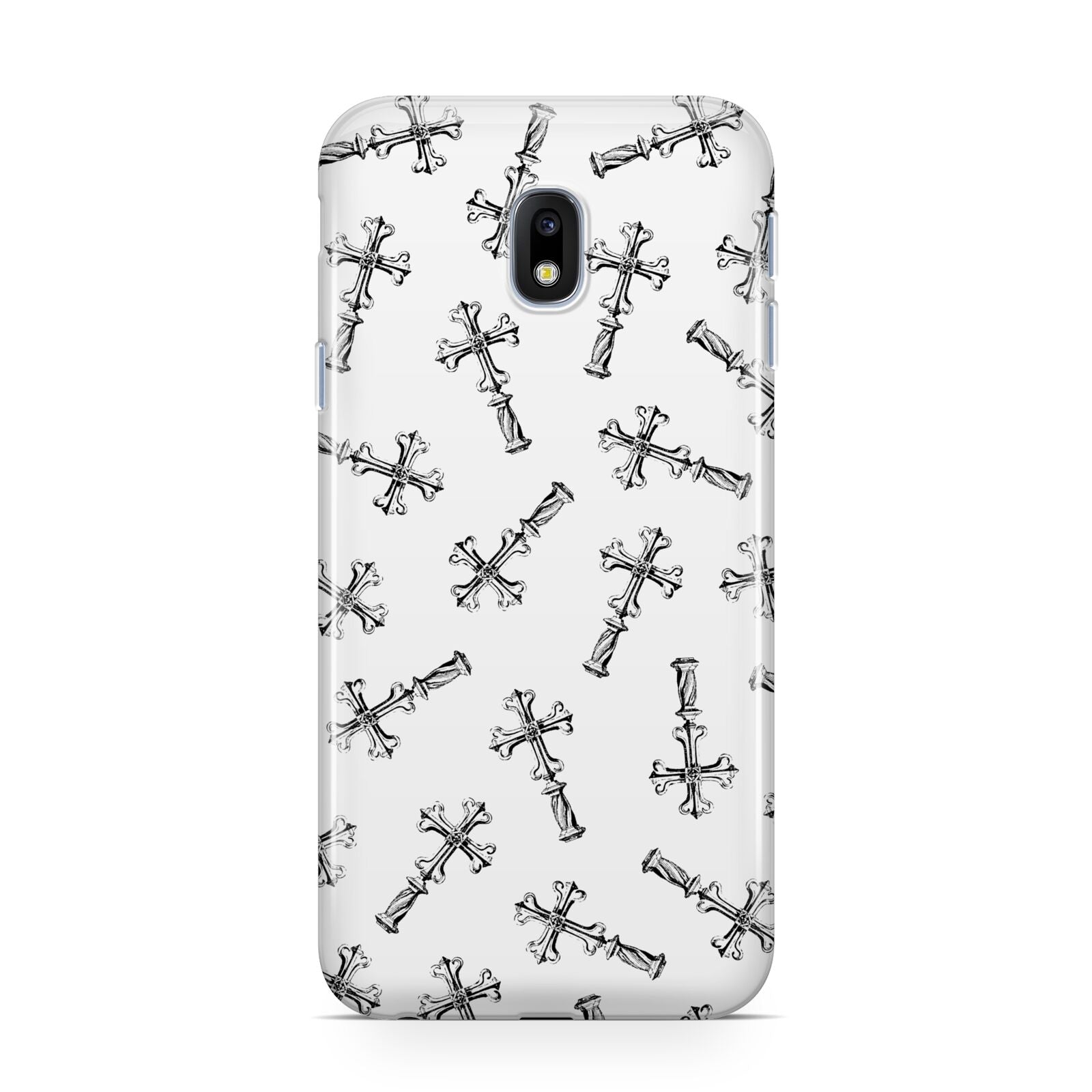 Monochrome Crosses Samsung Galaxy J3 2017 Case