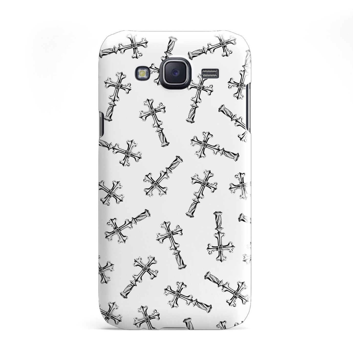 Monochrome Crosses Samsung Galaxy J5 Case