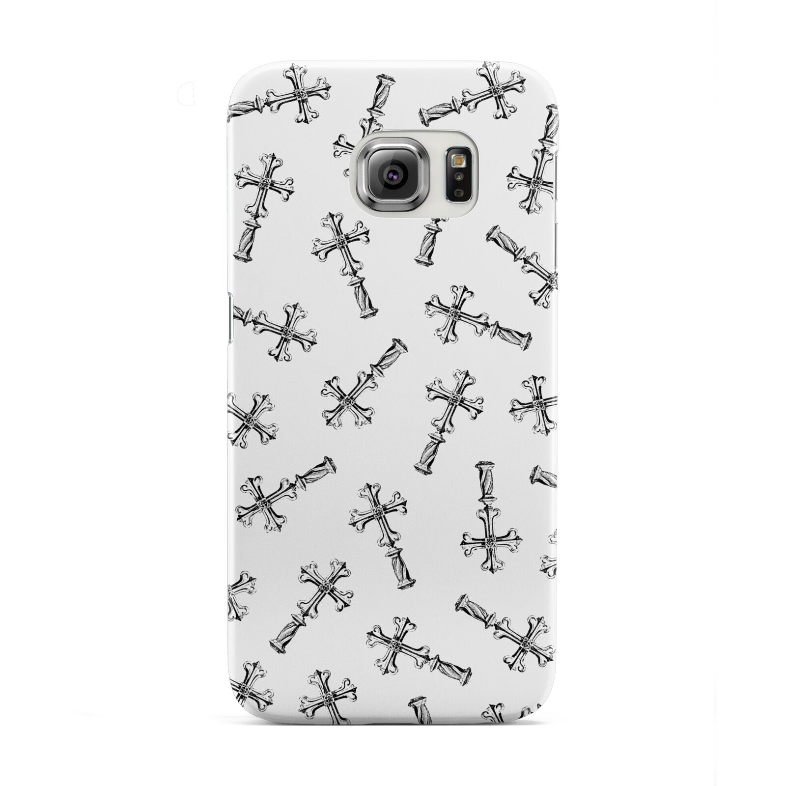 Monochrome Crosses Samsung Galaxy S6 Edge Case