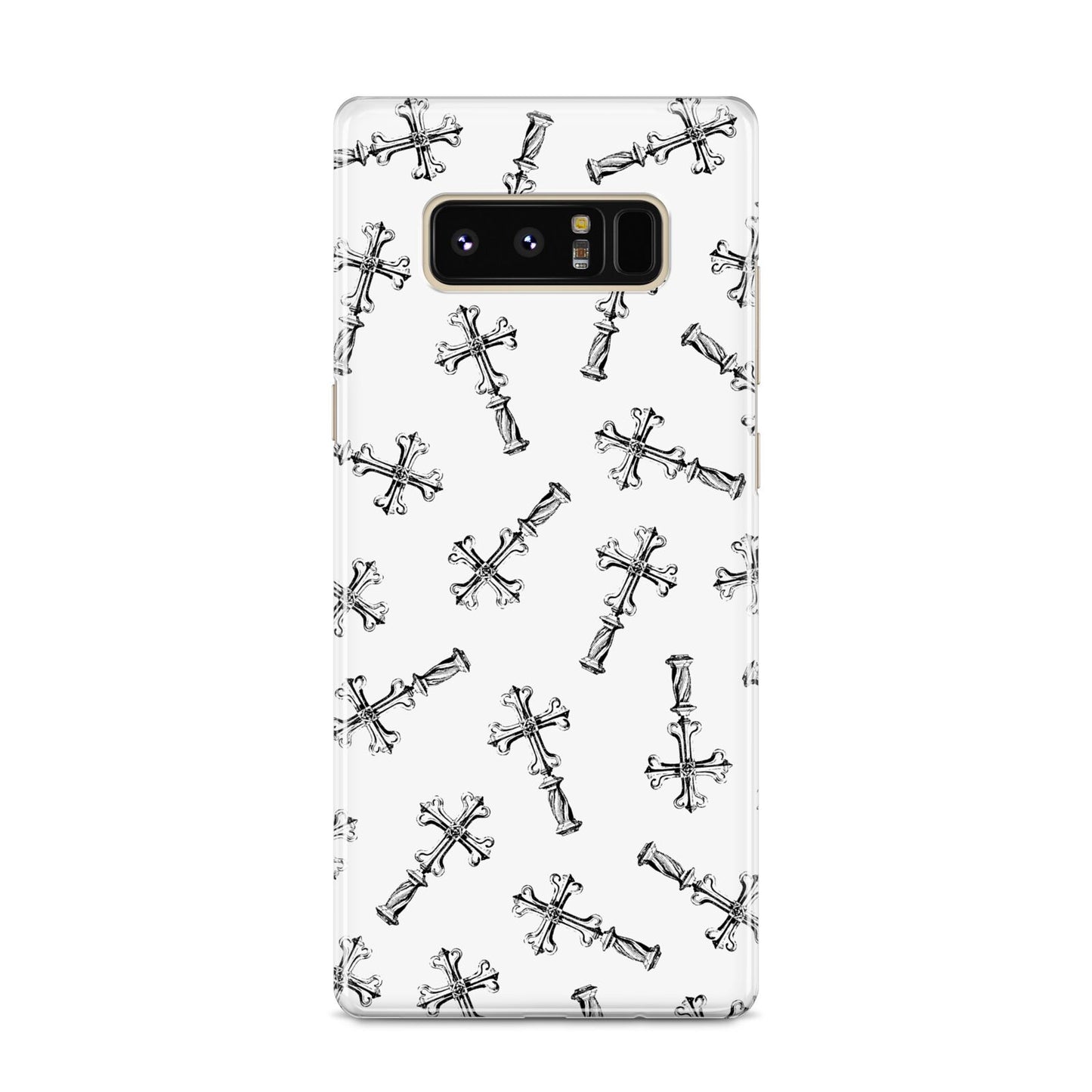 Monochrome Crosses Samsung Galaxy S8 Case