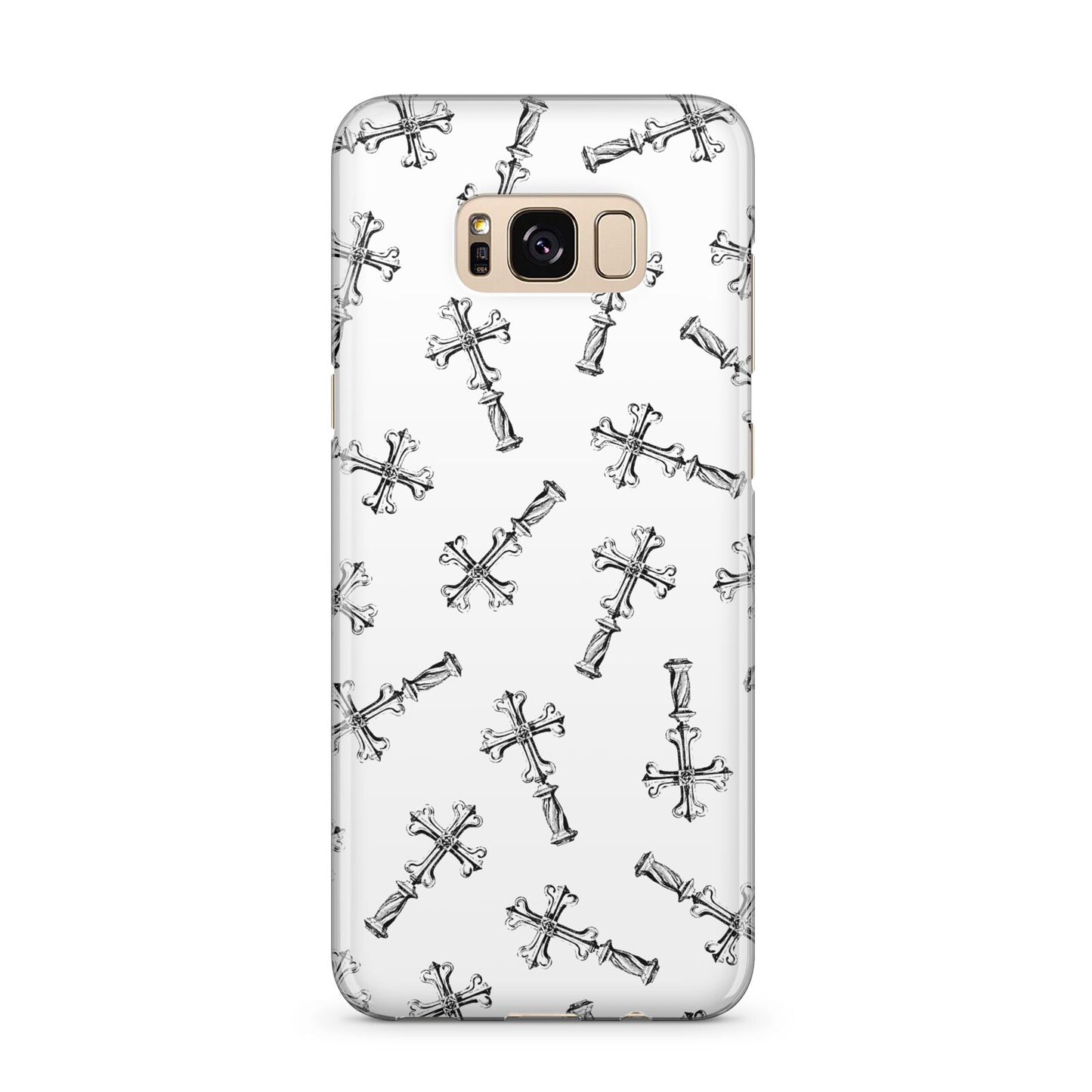 Monochrome Crosses Samsung Galaxy S8 Plus Case