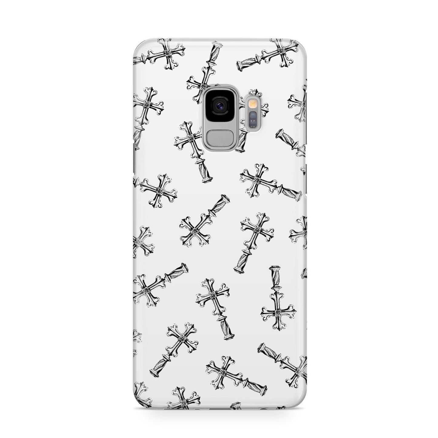 Monochrome Crosses Samsung Galaxy S9 Case