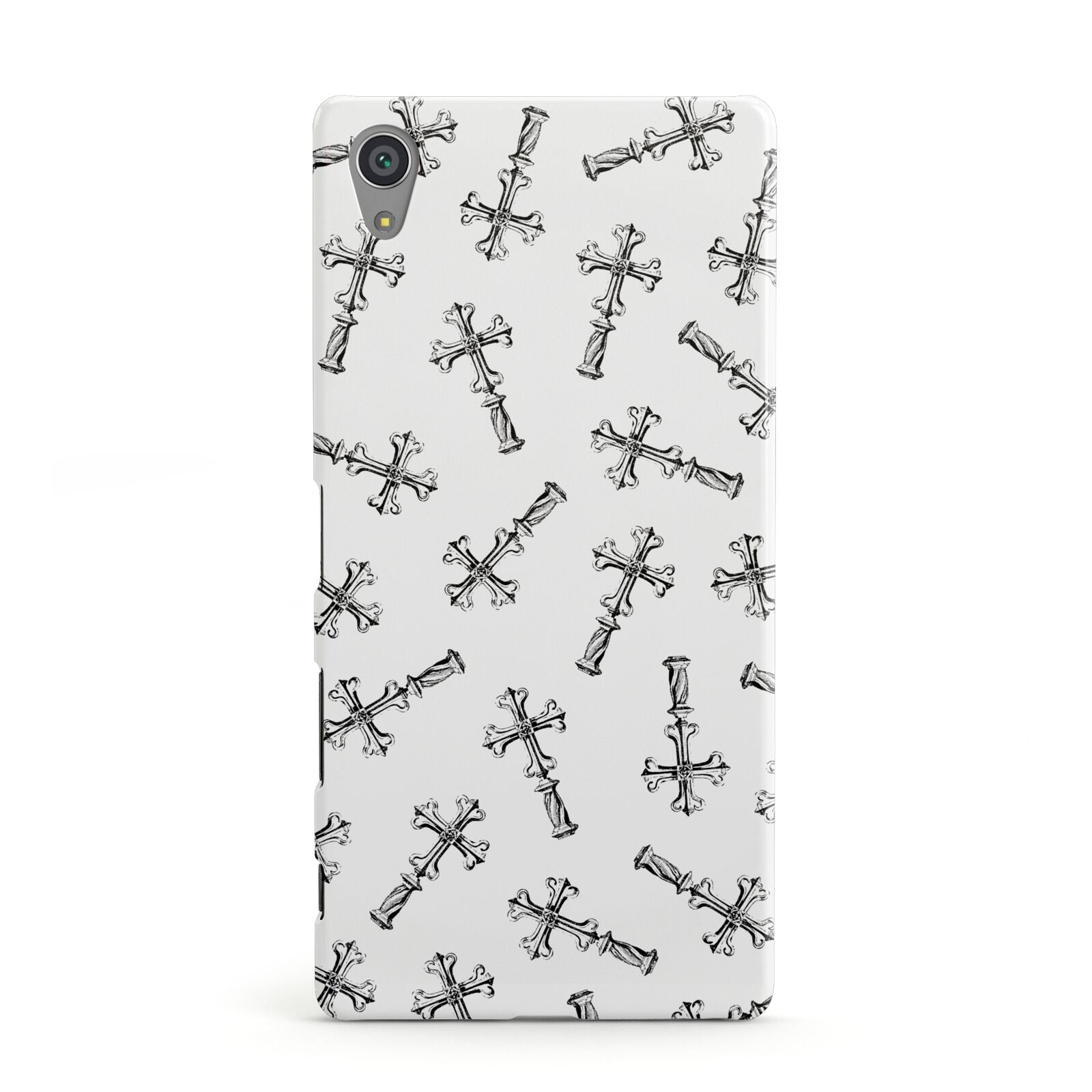 Monochrome Crosses Sony Xperia Case