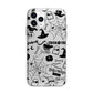 Monochrome Halloween Illustrations Apple iPhone 11 Pro Max in Silver with Bumper Case