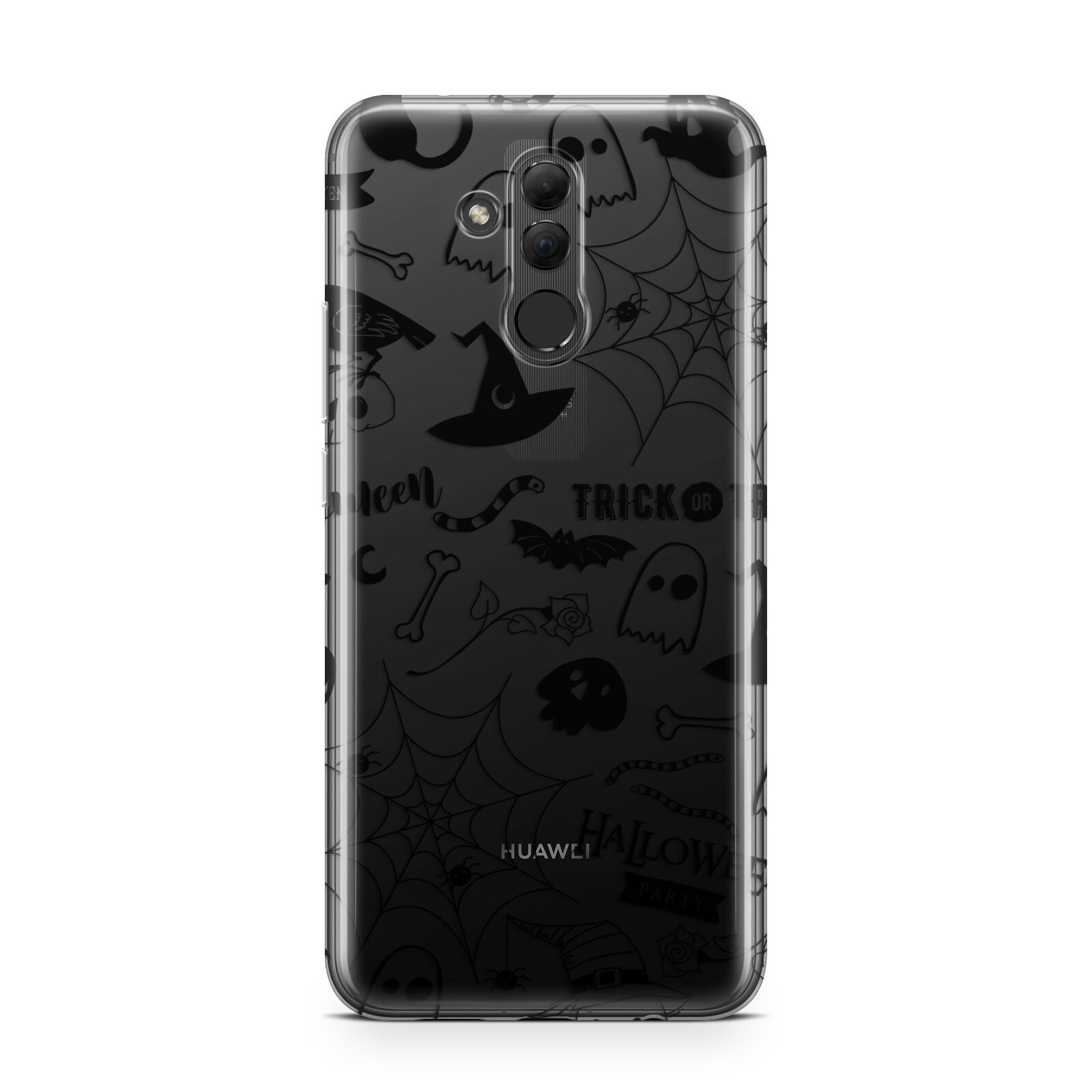 Monochrome Halloween Illustrations Huawei Mate 20 Lite