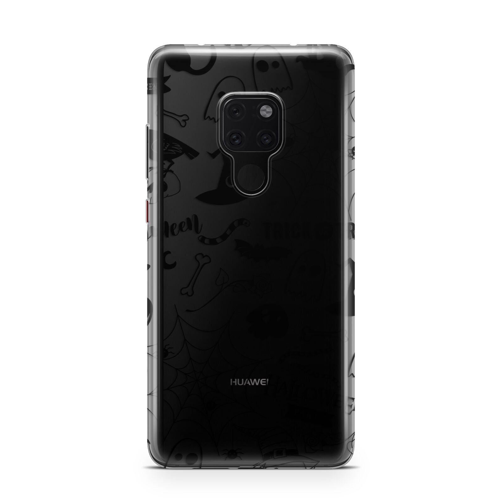 Monochrome Halloween Illustrations Huawei Mate 20 Phone Case