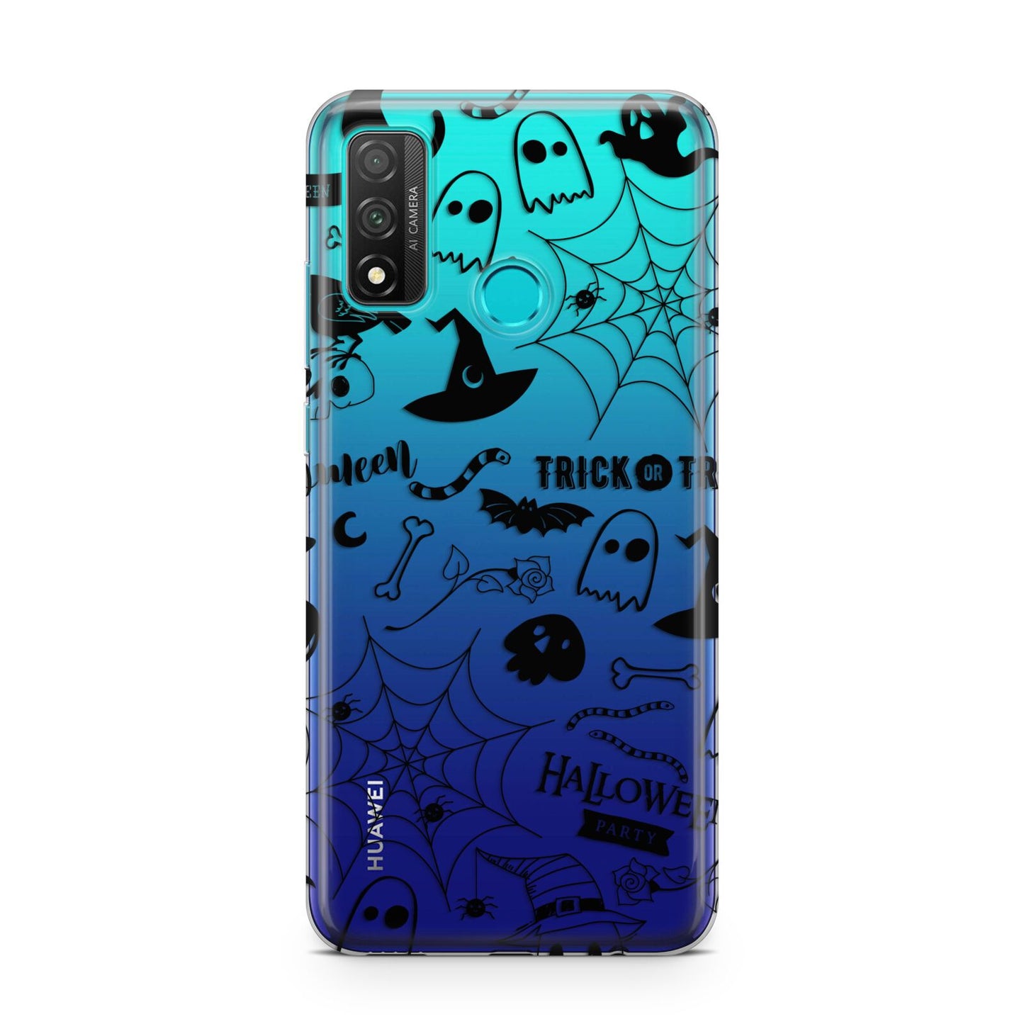 Monochrome Halloween Illustrations Huawei P Smart 2020