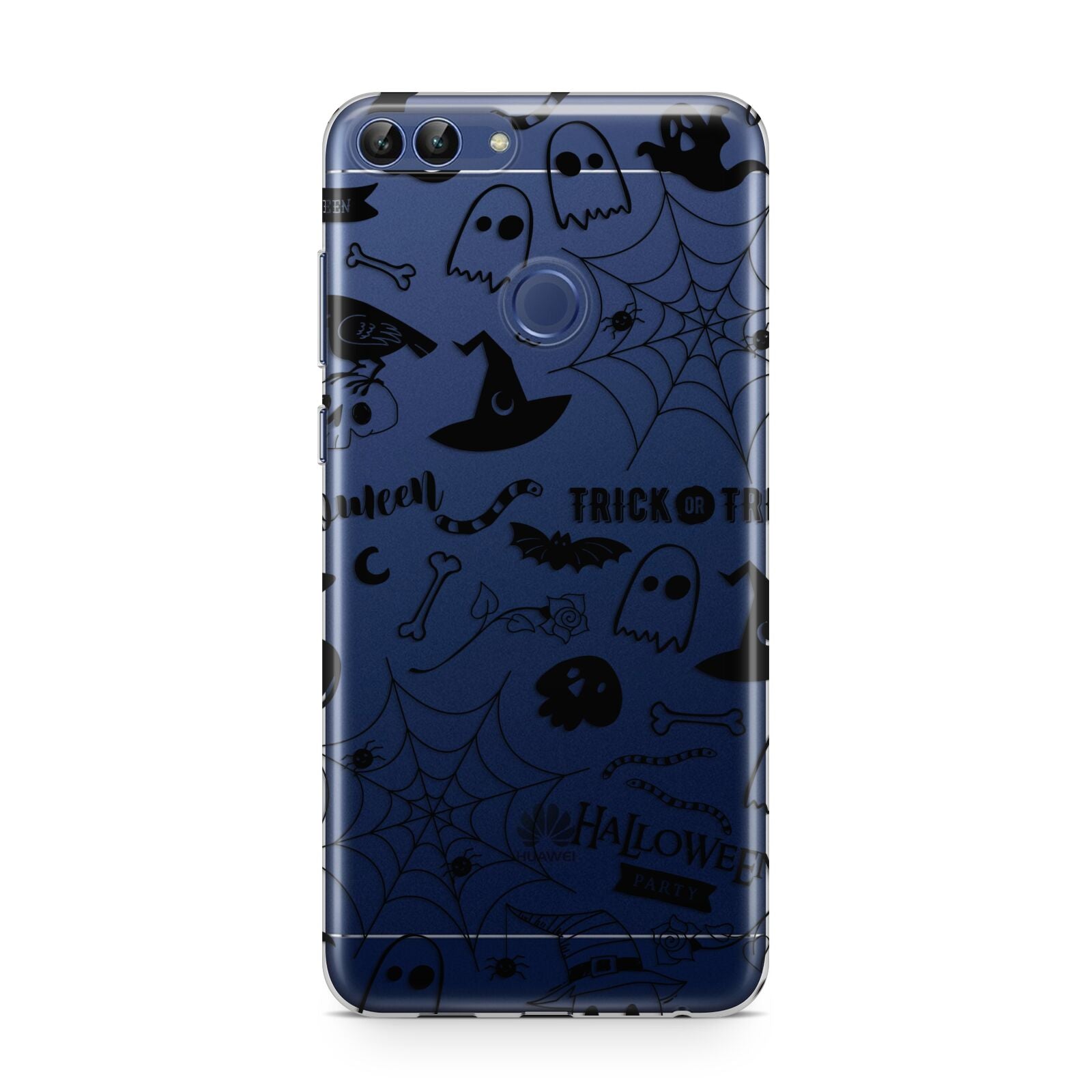 Monochrome Halloween Illustrations Huawei P Smart Case