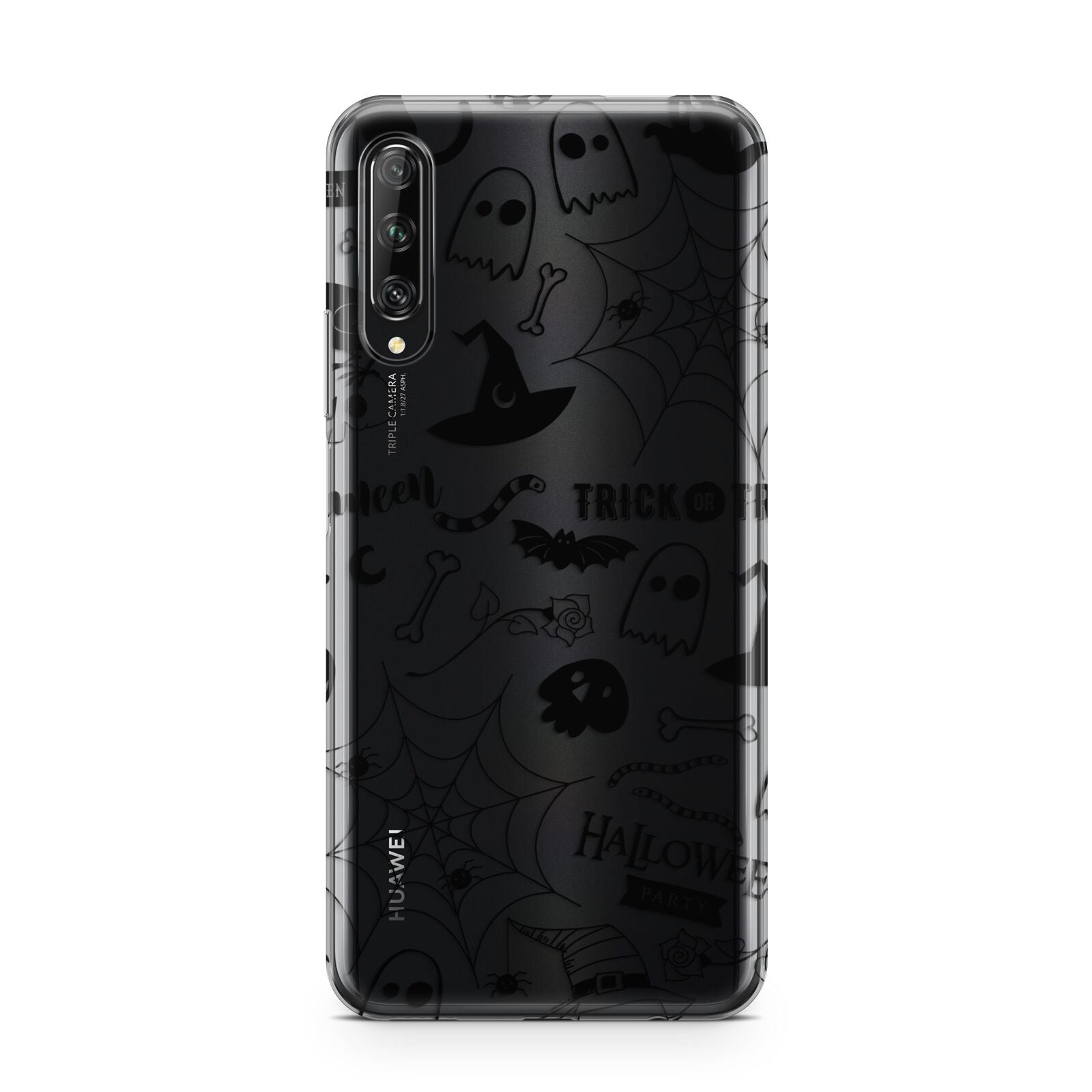 Monochrome Halloween Illustrations Huawei P Smart Pro 2019