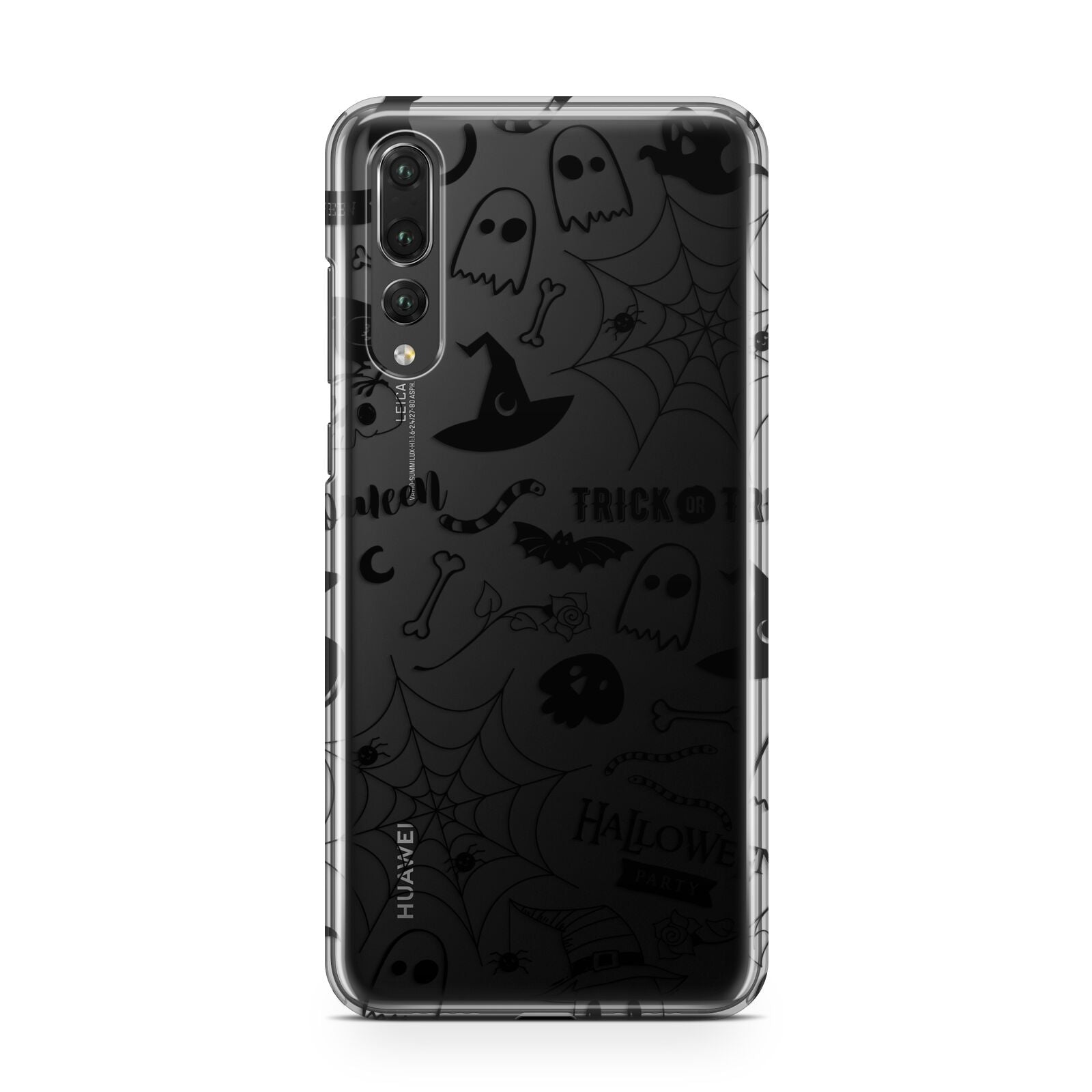 Monochrome Halloween Illustrations Huawei P20 Pro Phone Case