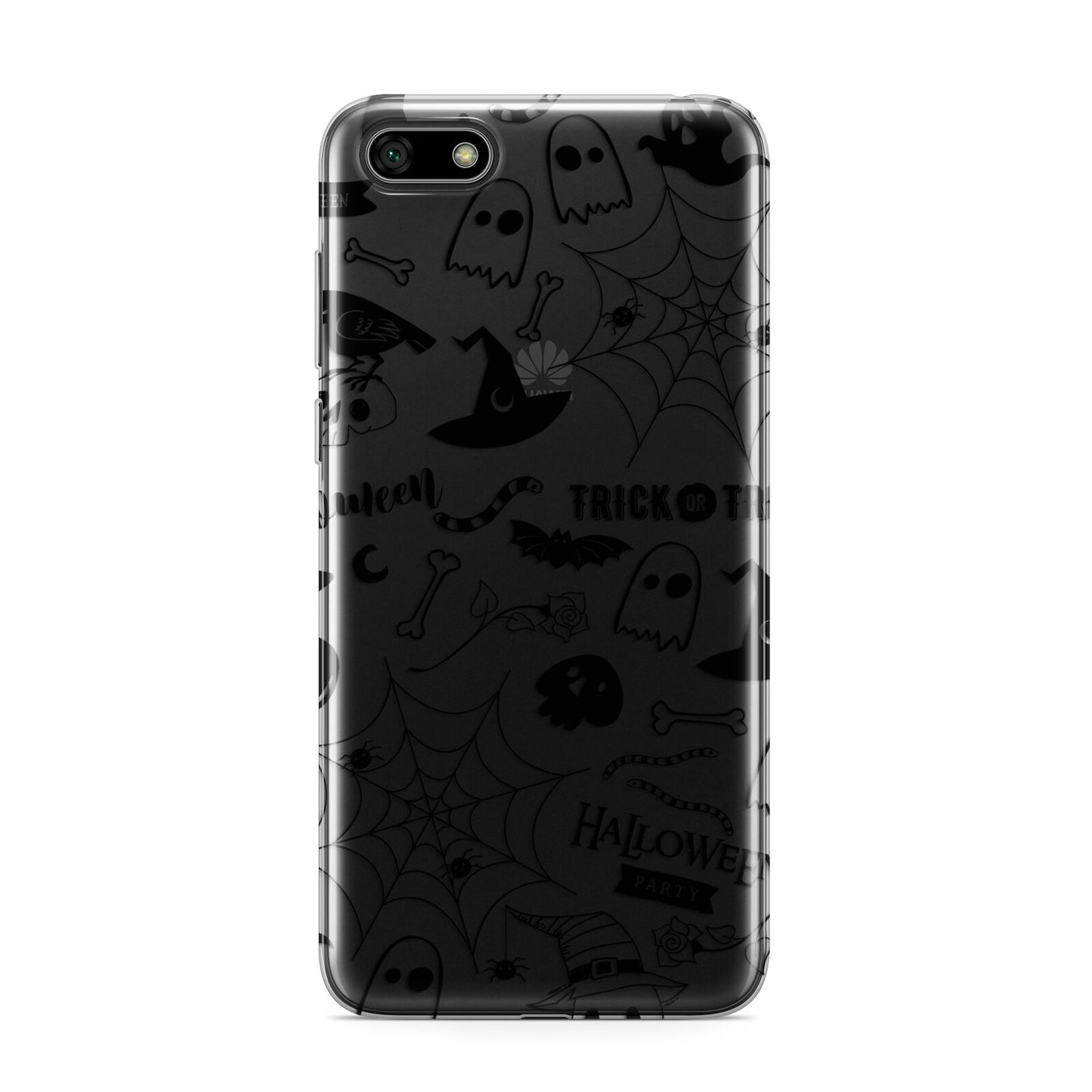 Monochrome Halloween Illustrations Huawei Y5 Prime 2018 Phone Case