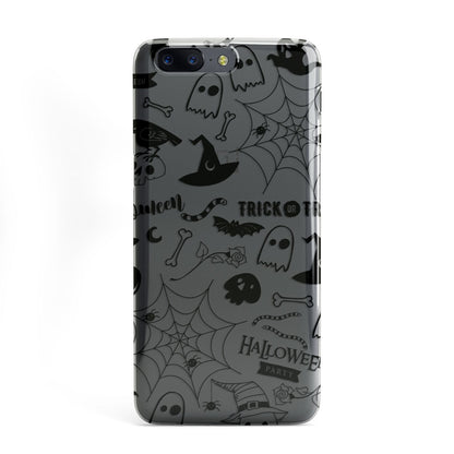 Monochrome Halloween Illustrations OnePlus Case