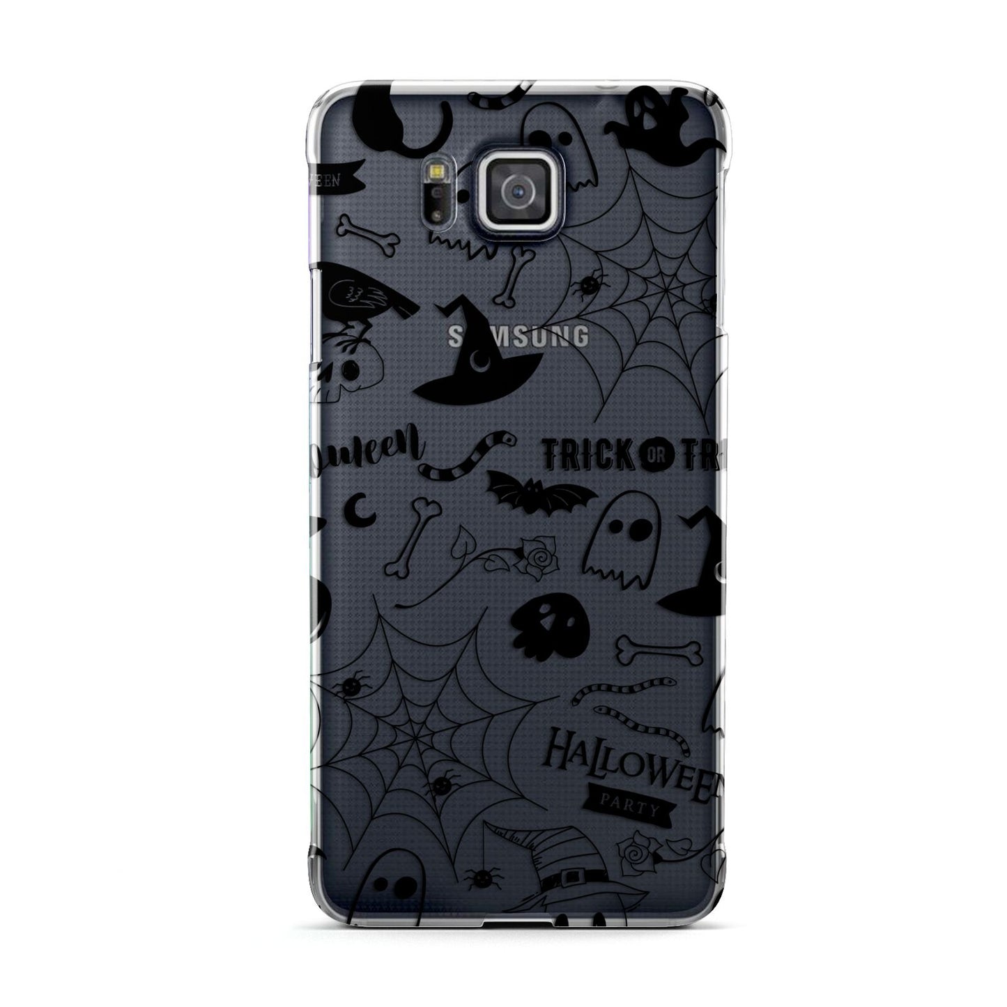 Monochrome Halloween Illustrations Samsung Galaxy Alpha Case