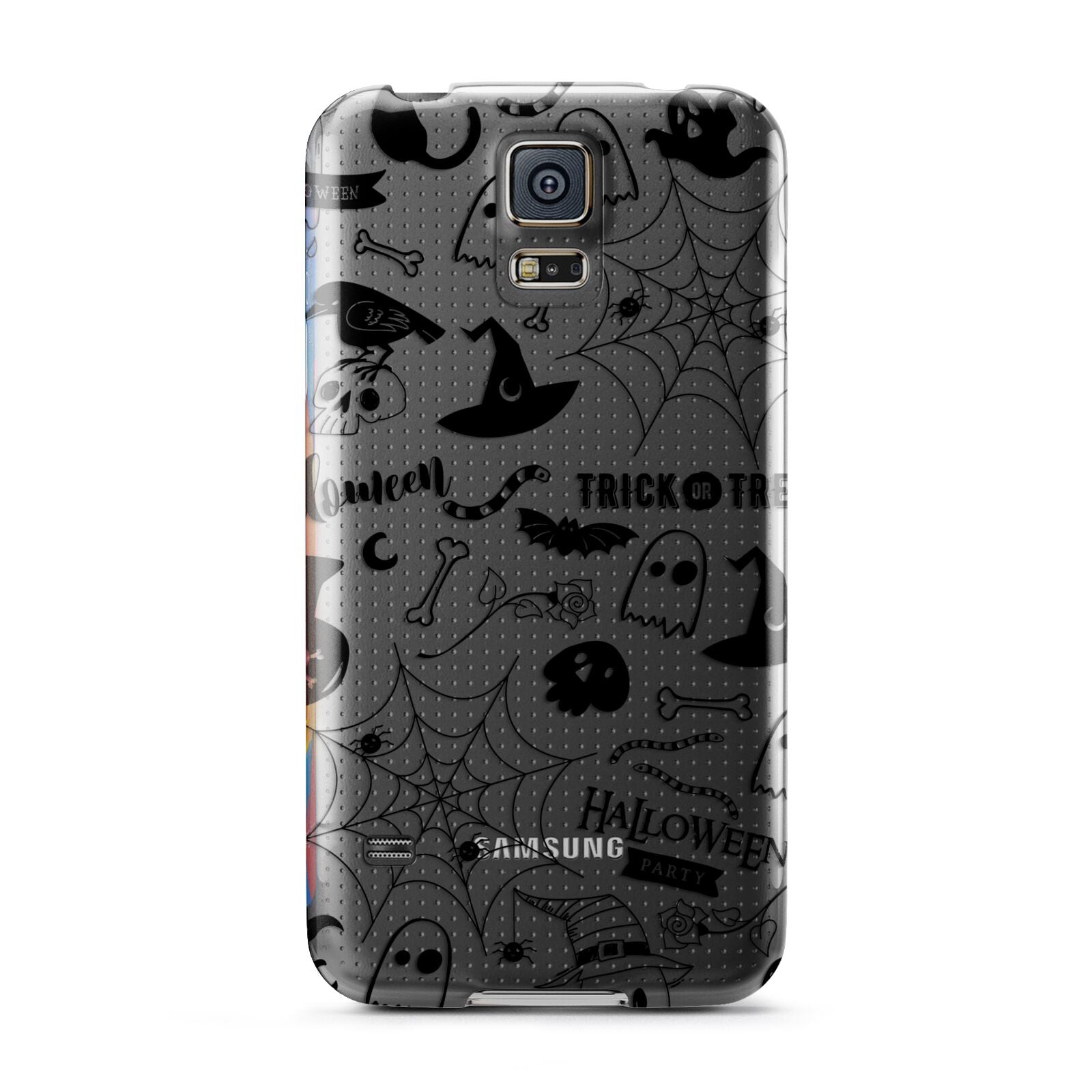 Monochrome Halloween Illustrations Samsung Galaxy S5 Case