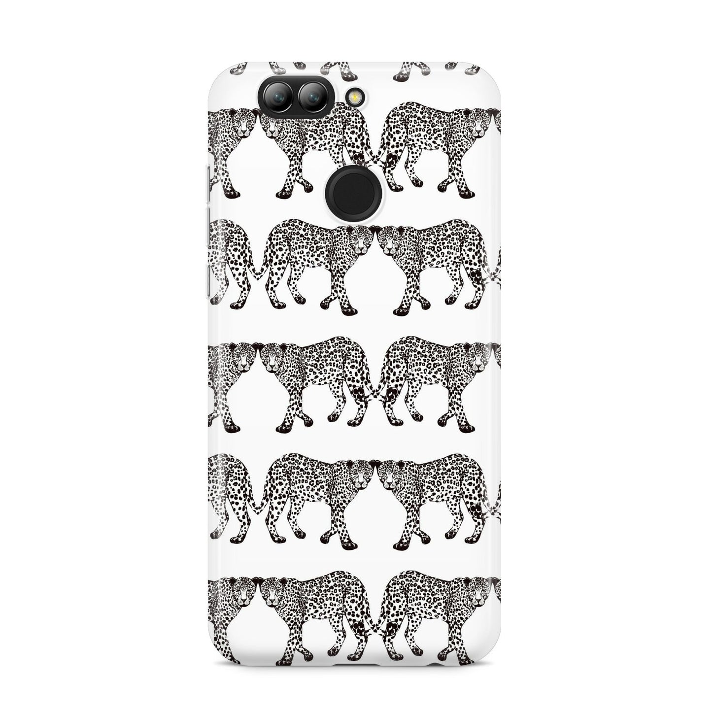 Monochrome Mirrored Leopard Print Huawei Nova 2s Phone Case