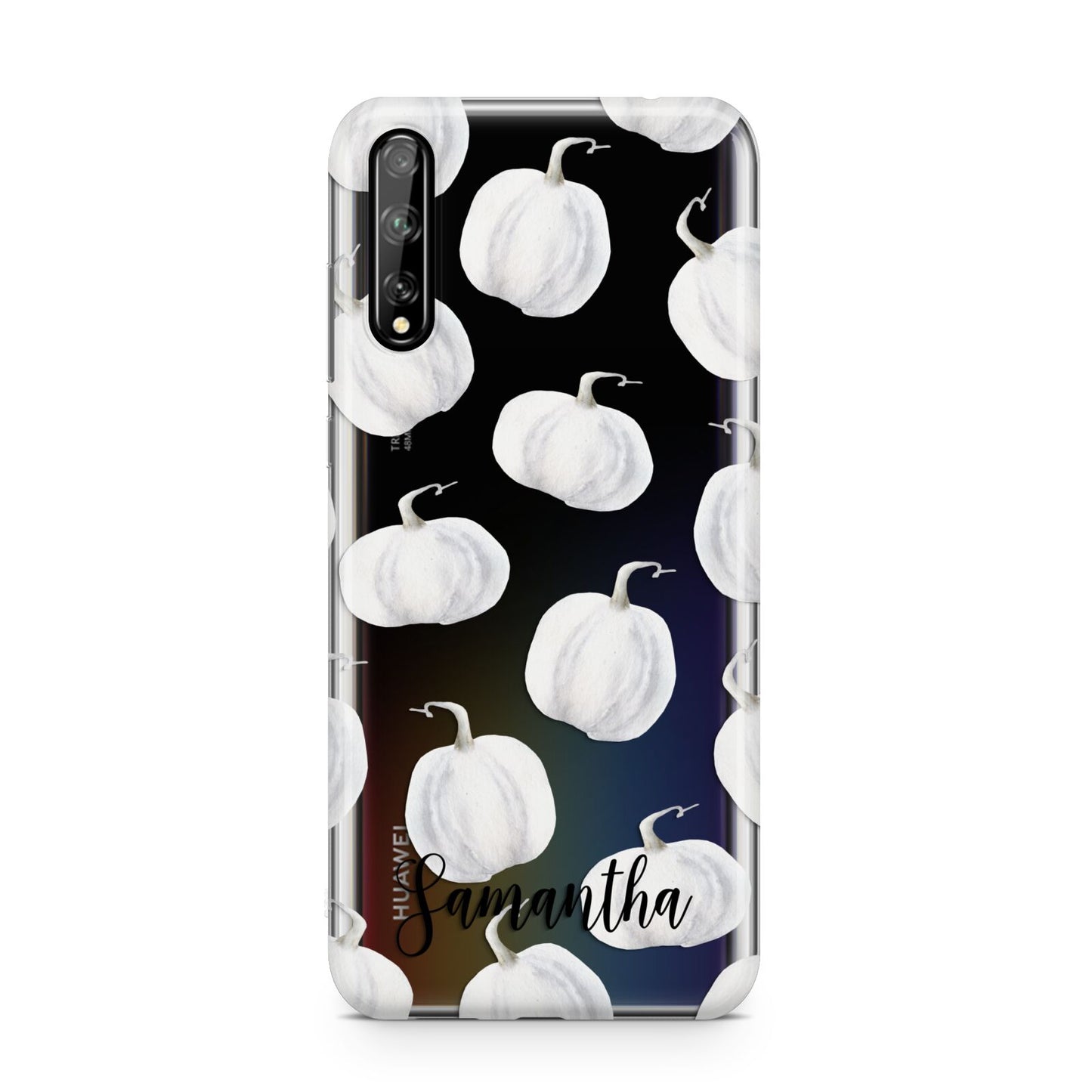 Monochrome Pumpkins with Text Huawei Enjoy 10s Phone Case