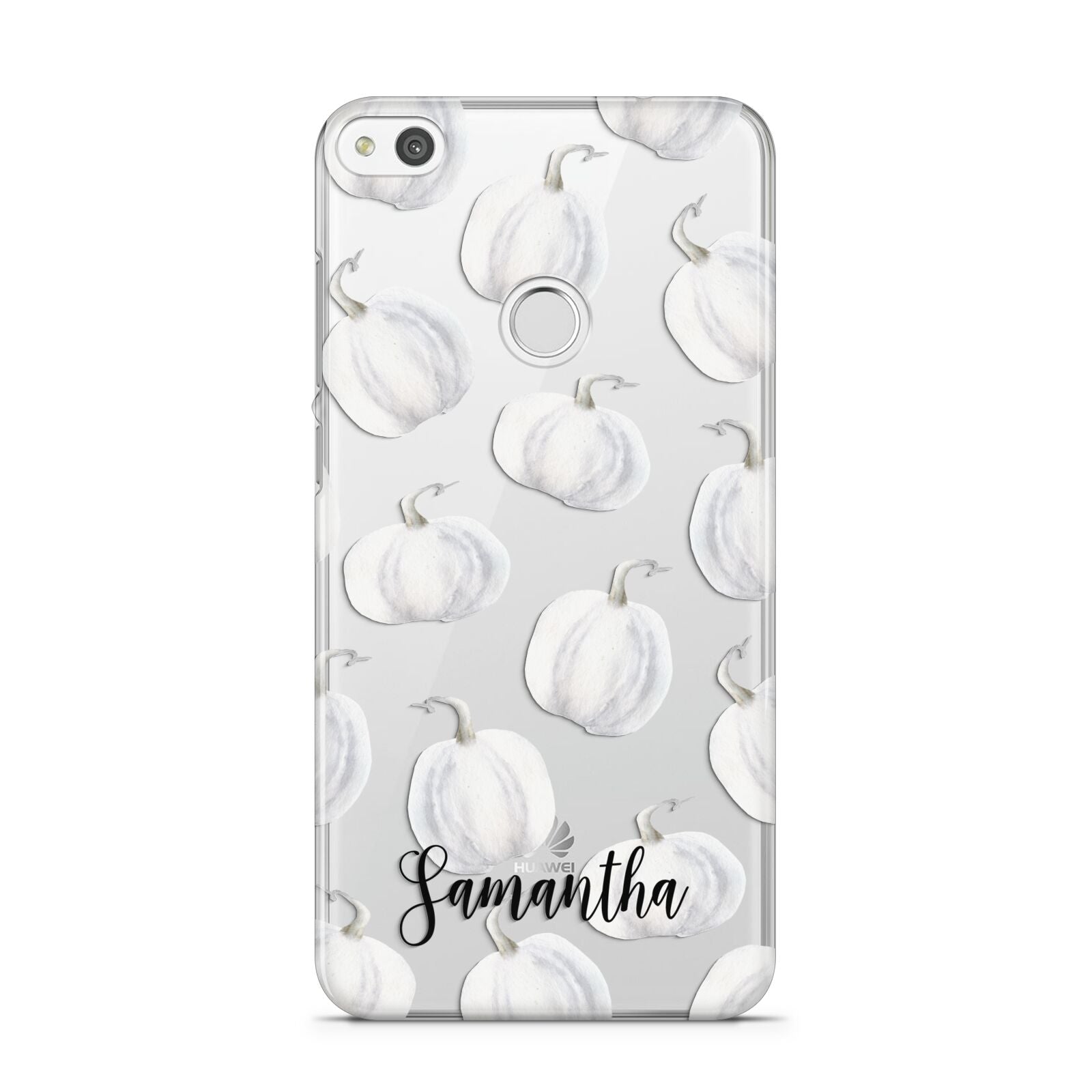 Monochrome Pumpkins with Text Huawei P8 Lite Case