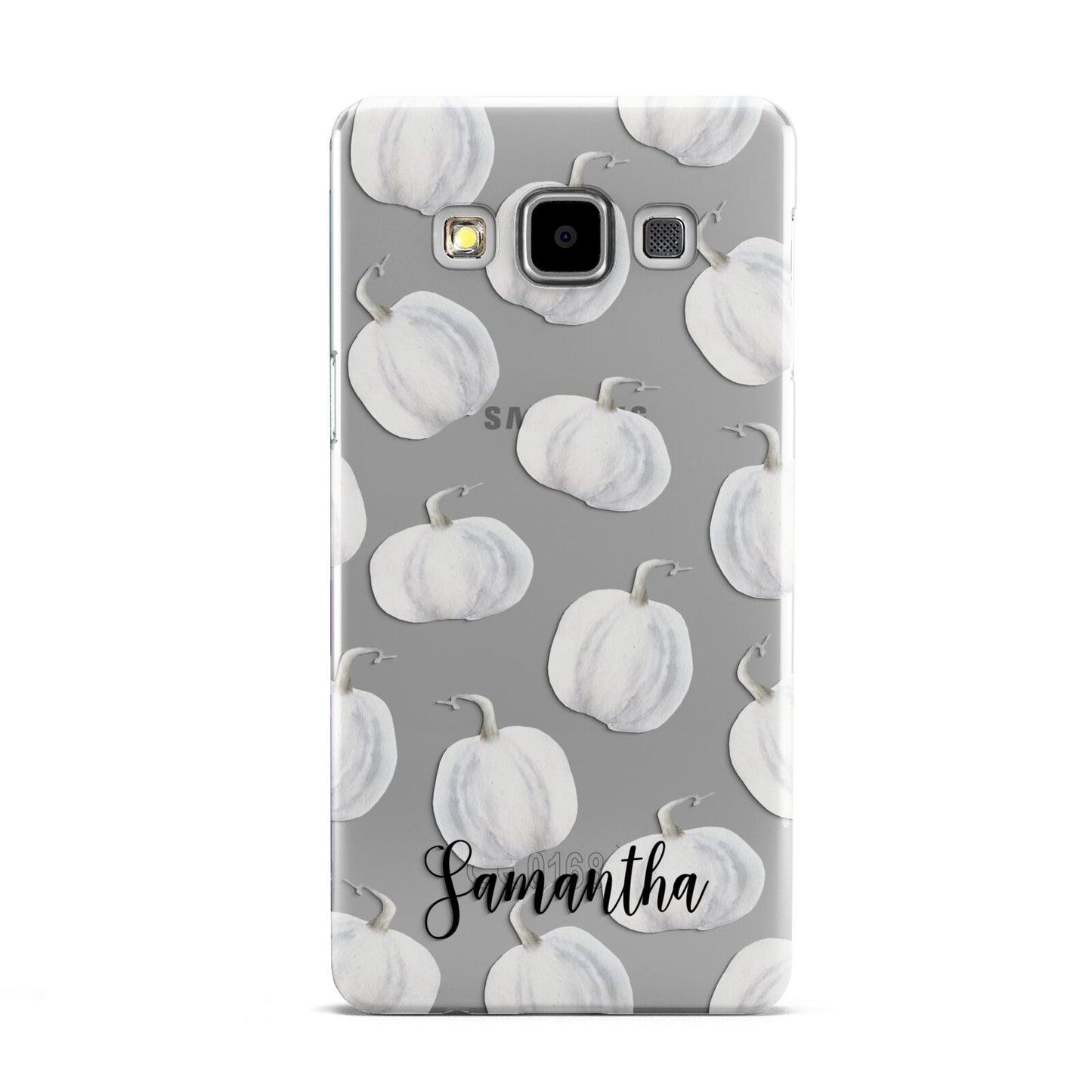 Monochrome Pumpkins with Text Samsung Galaxy A5 Case