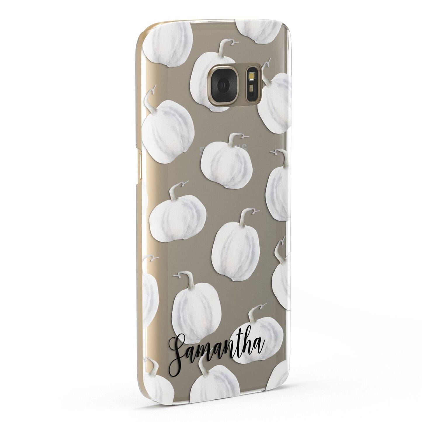 Monochrome Pumpkins with Text Samsung Galaxy Case Fourty Five Degrees