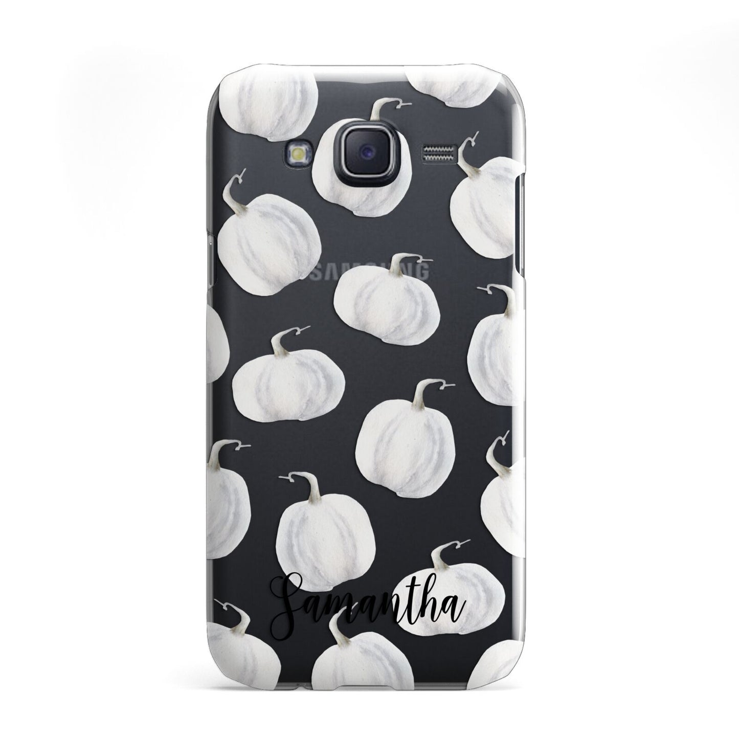 Monochrome Pumpkins with Text Samsung Galaxy J5 Case