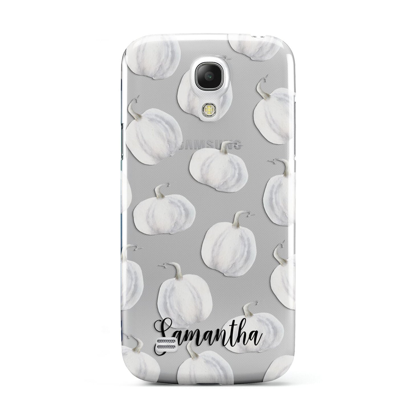 Monochrome Pumpkins with Text Samsung Galaxy S4 Mini Case