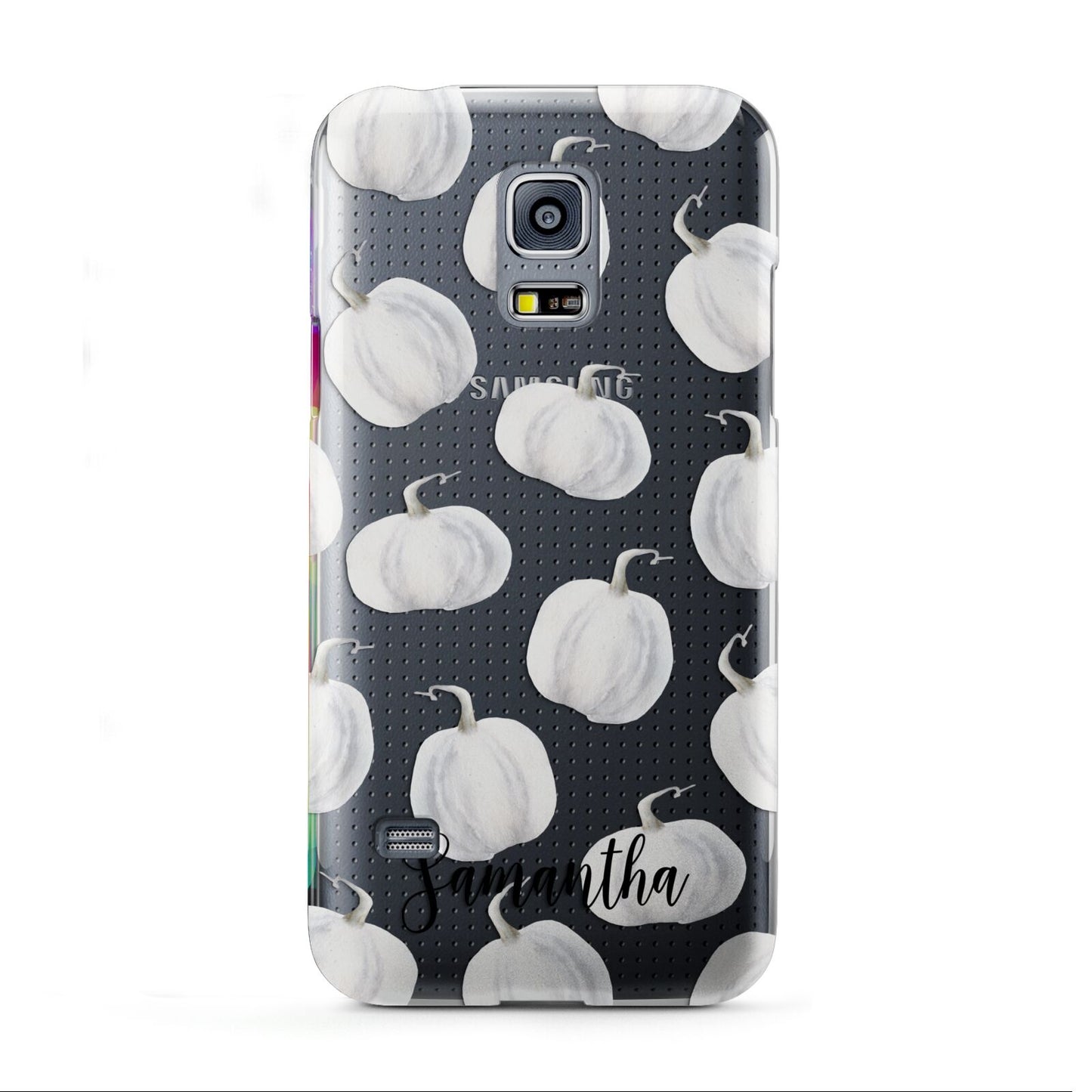 Monochrome Pumpkins with Text Samsung Galaxy S5 Mini Case